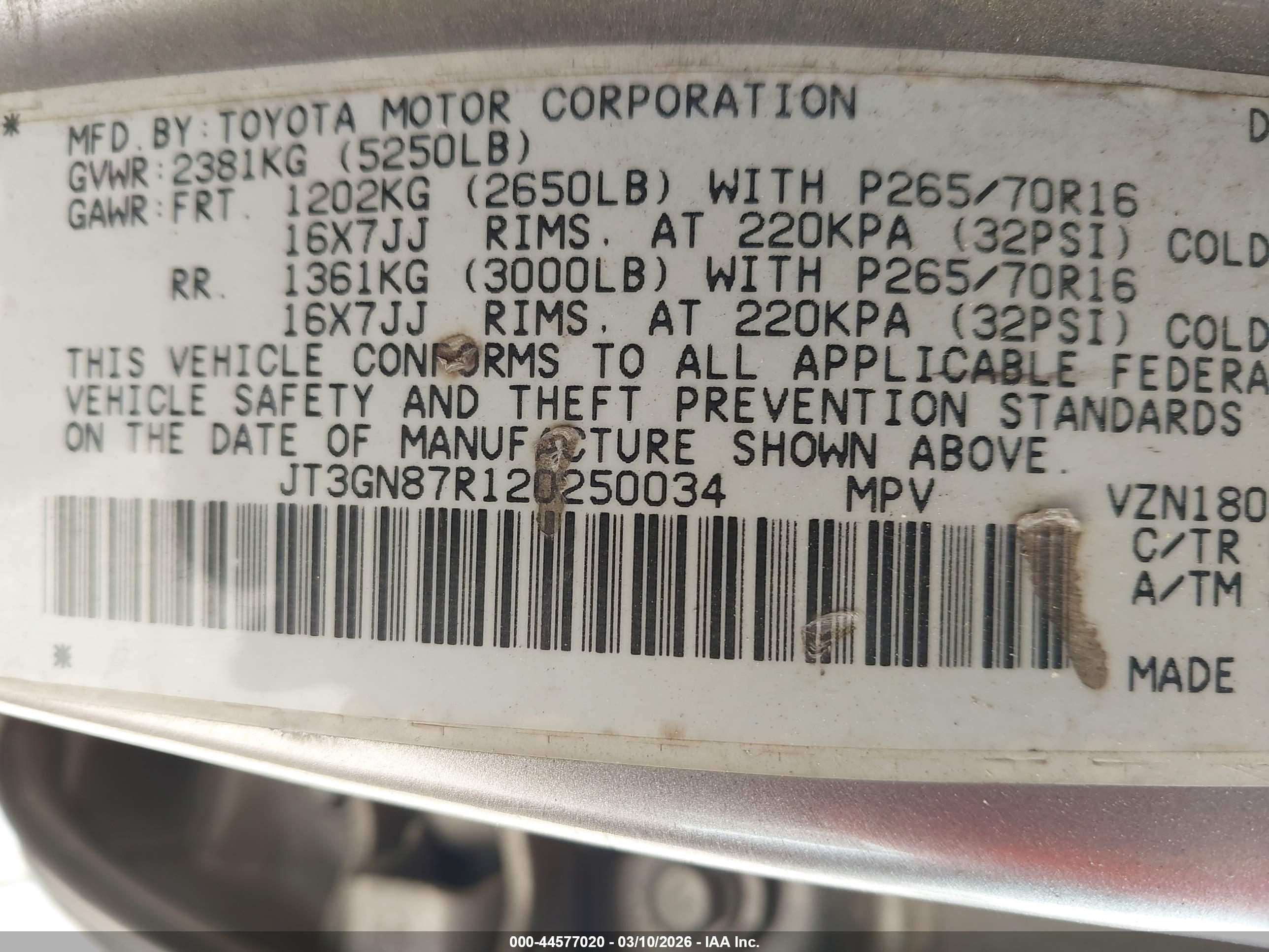 TOYOTA 4RUNNER image 9