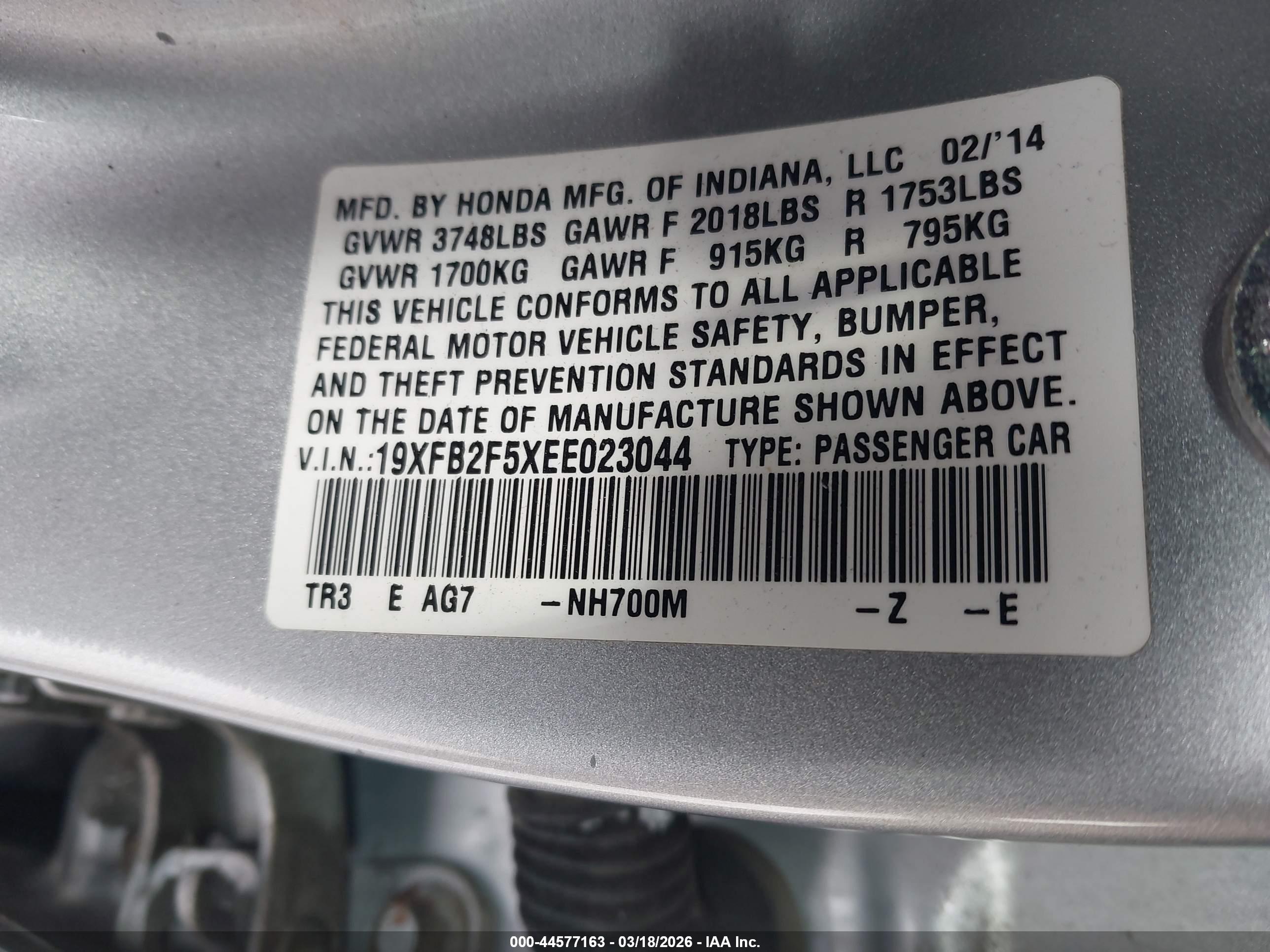 HONDA CIVIC image 9