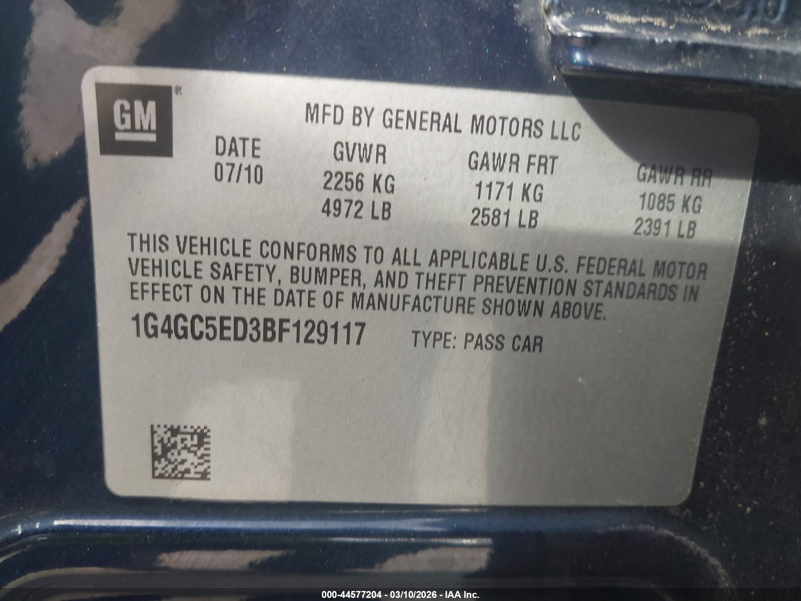 BUICK LACROSSE image 9