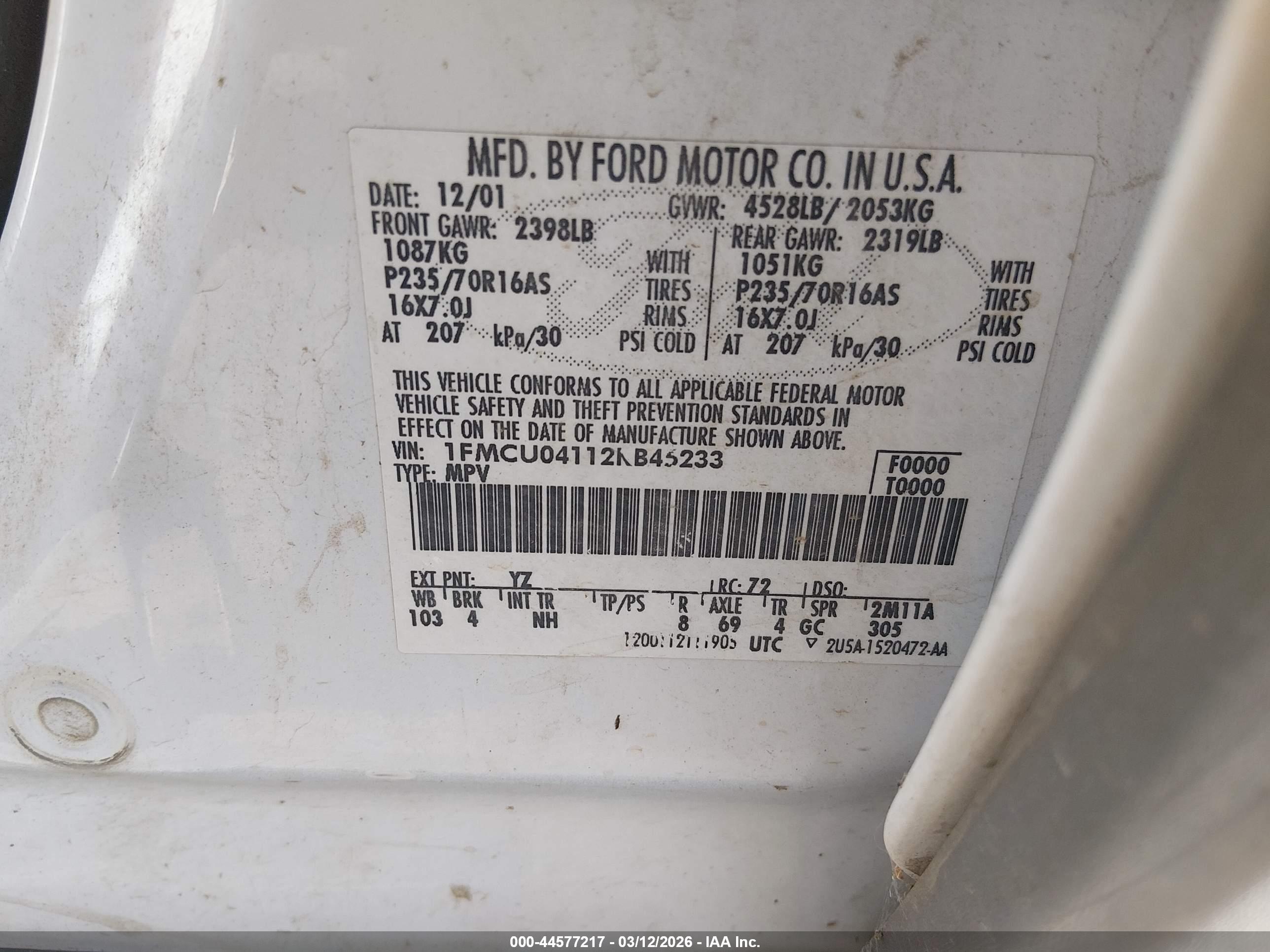 FORD ESCAPE image 9