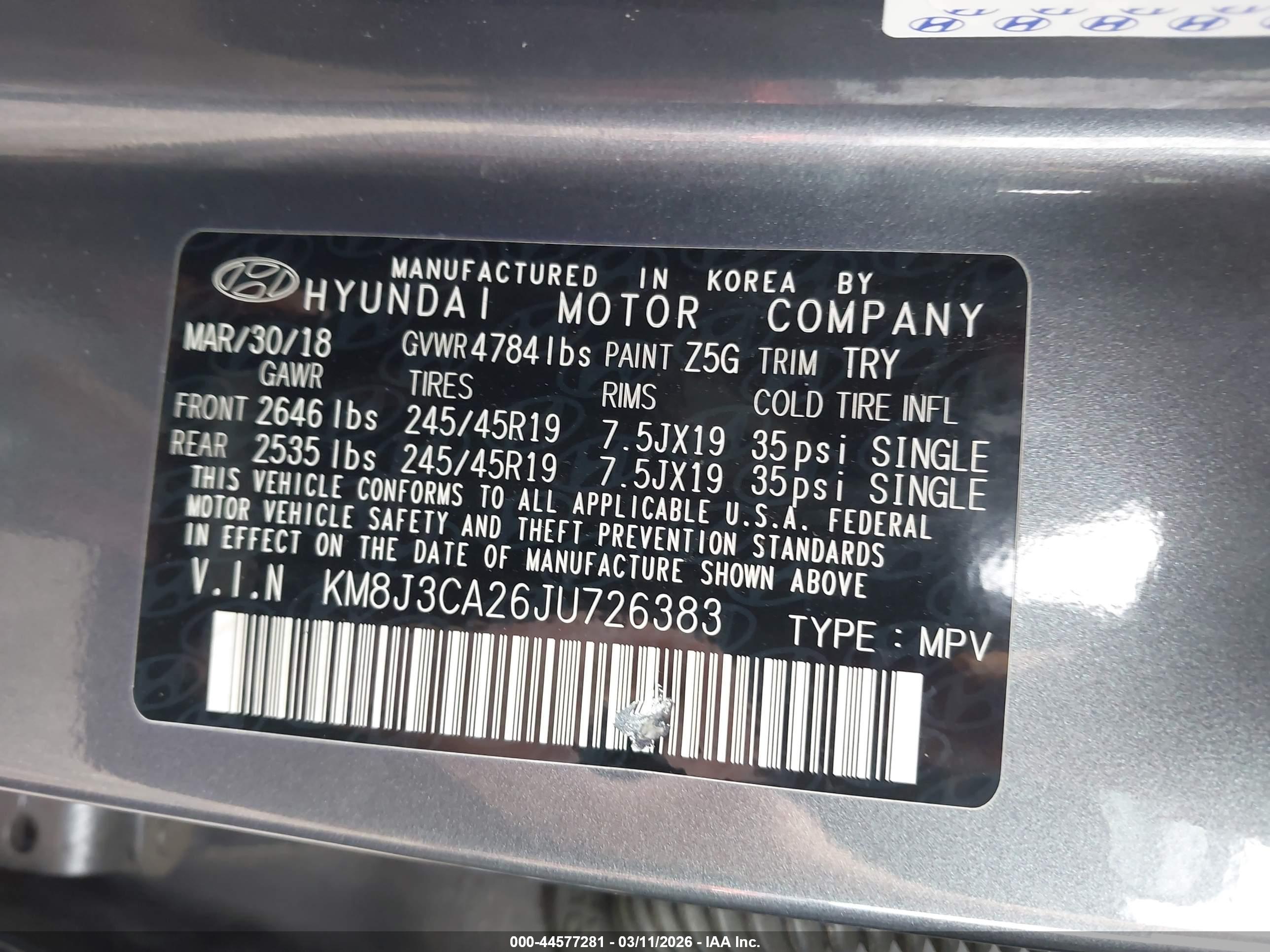HYUNDAI TUCSON image 9