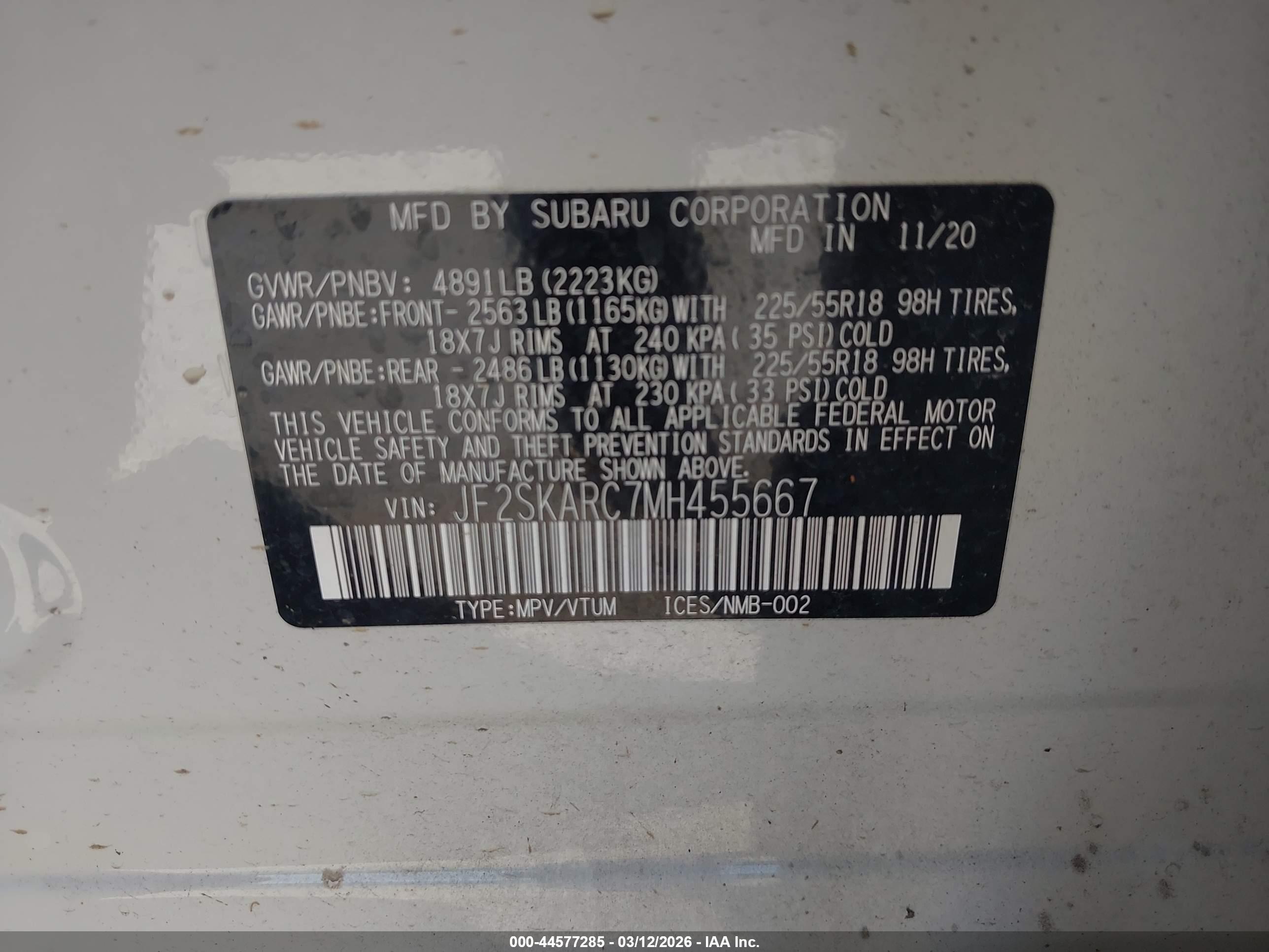 SUBARU FORESTER image 9