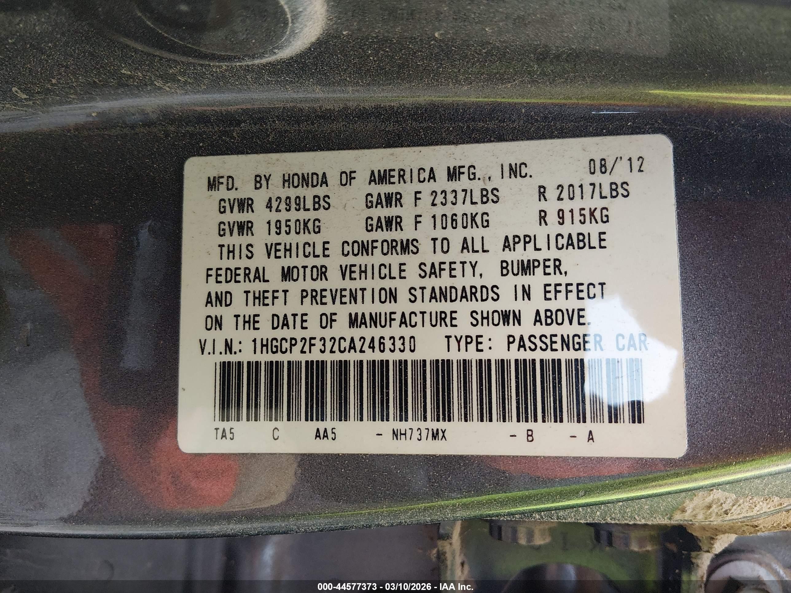 HONDA ACCORD image 9