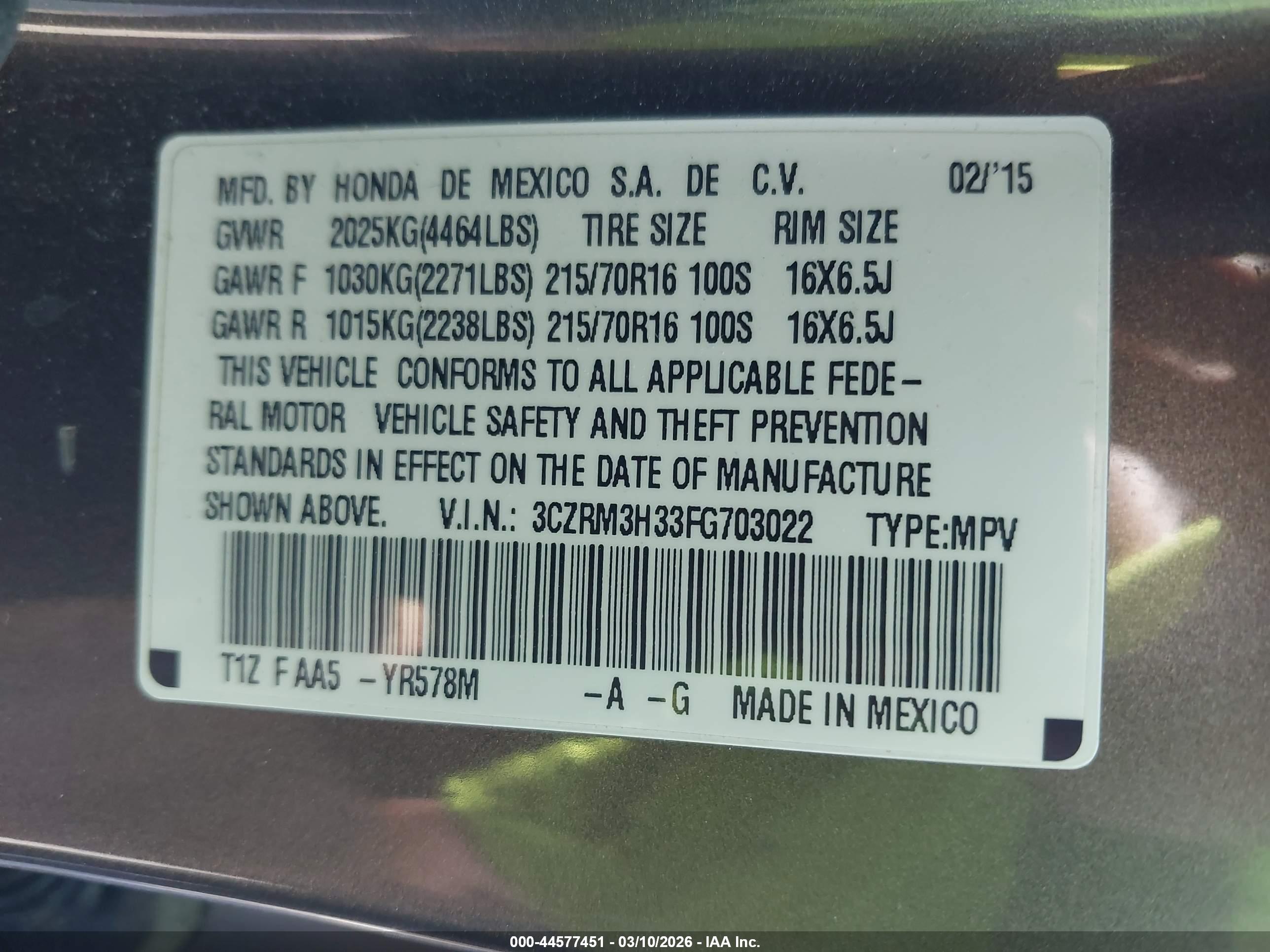 HONDA CR-V image 9