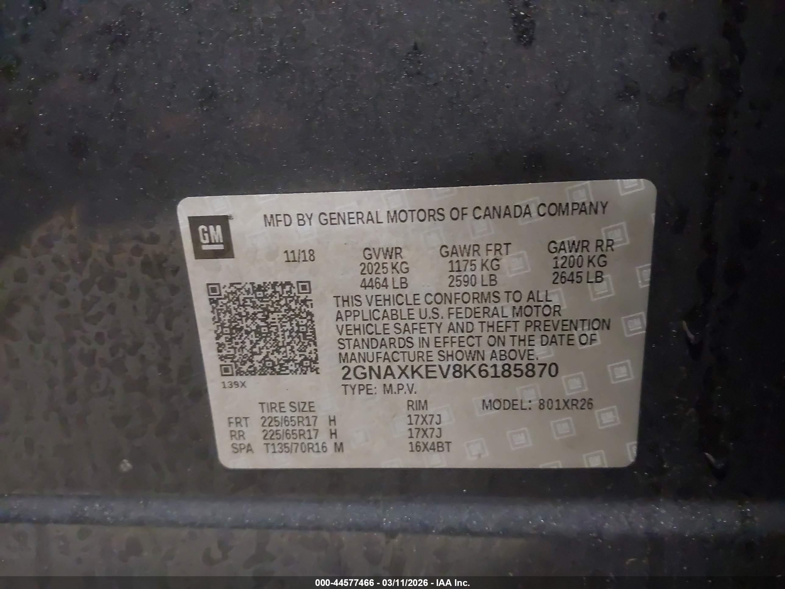 CHEVROLET EQUINOX image 9