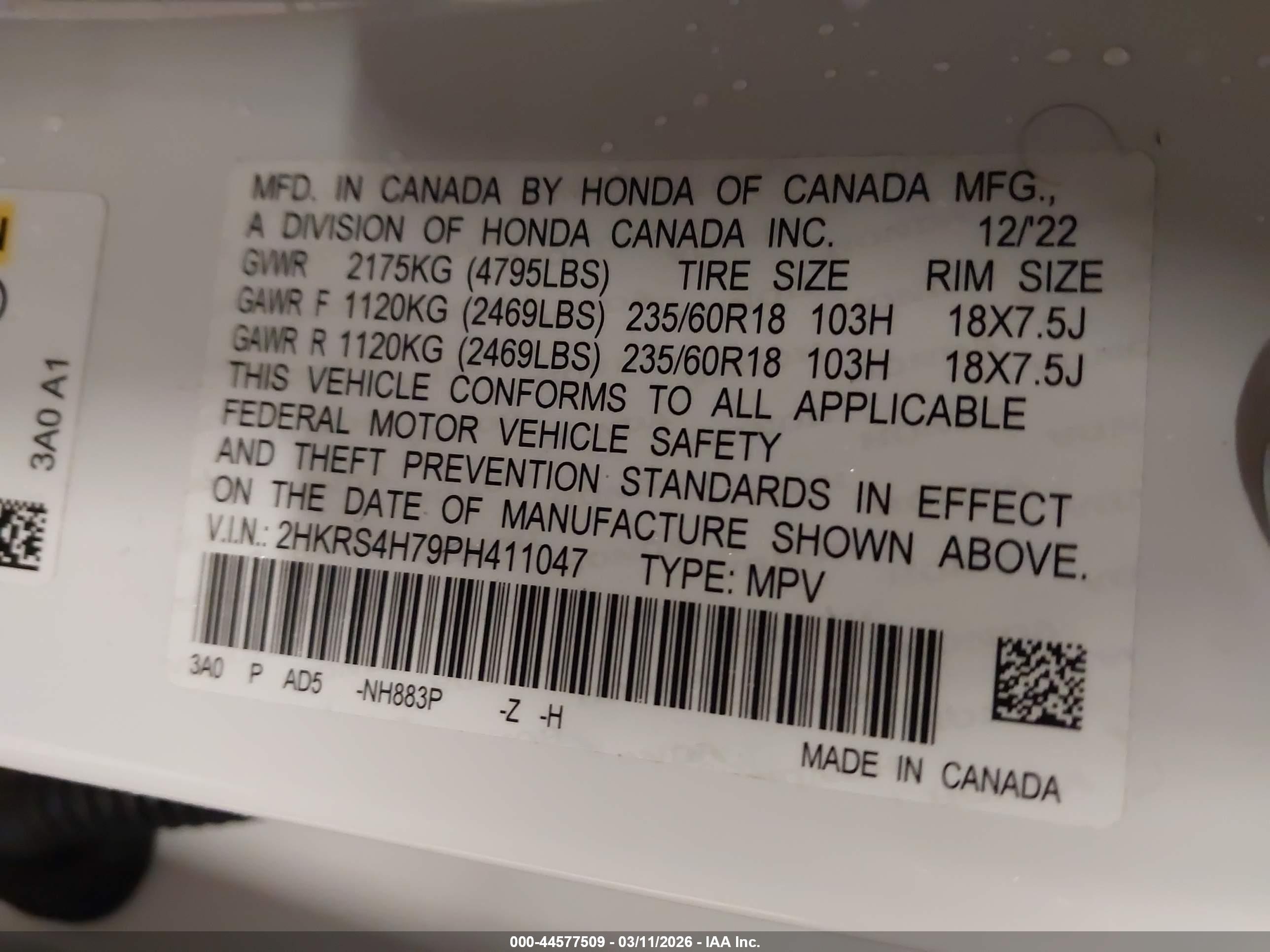 HONDA CR-V image 9