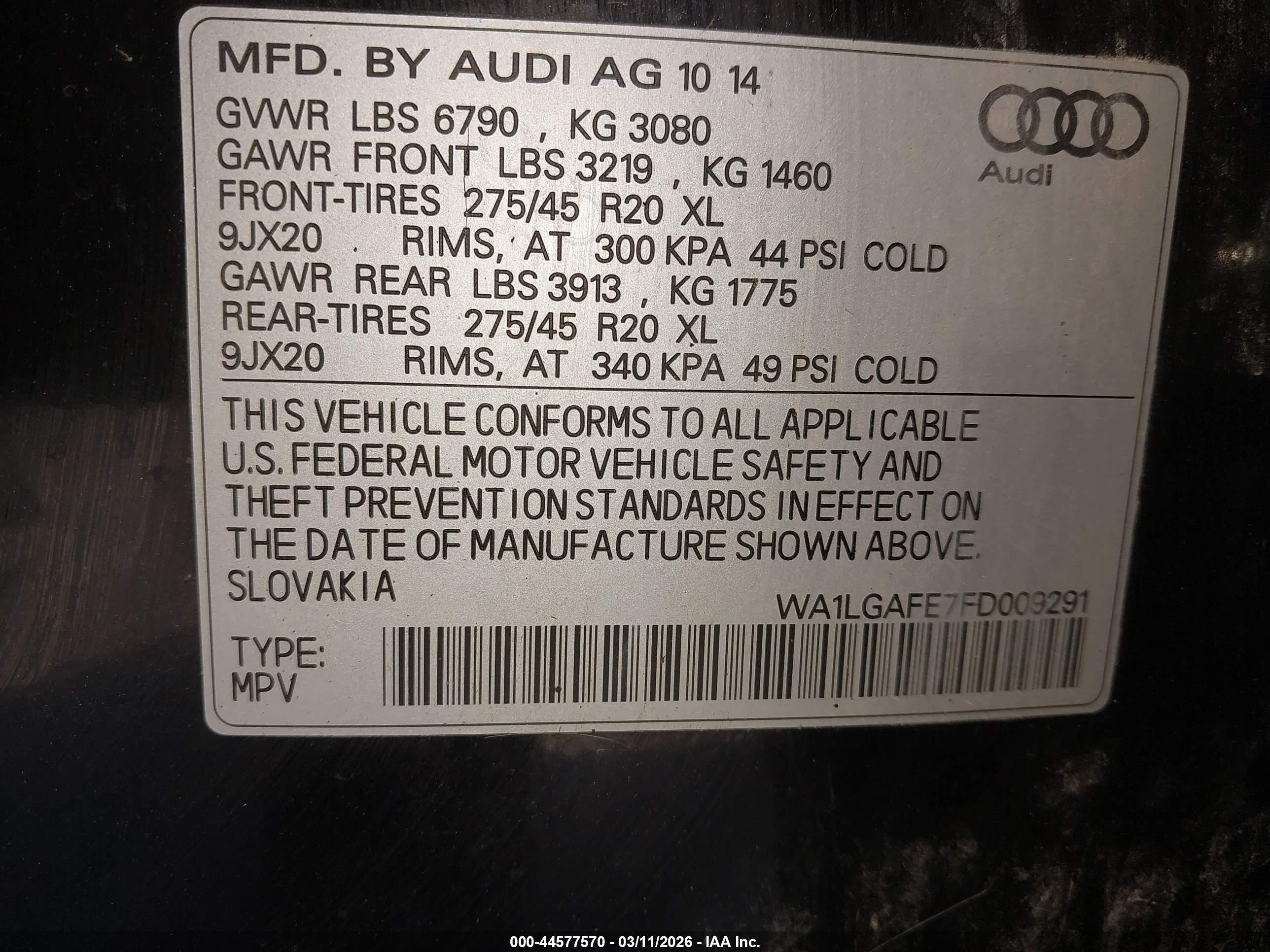 AUDI Q7 image 9