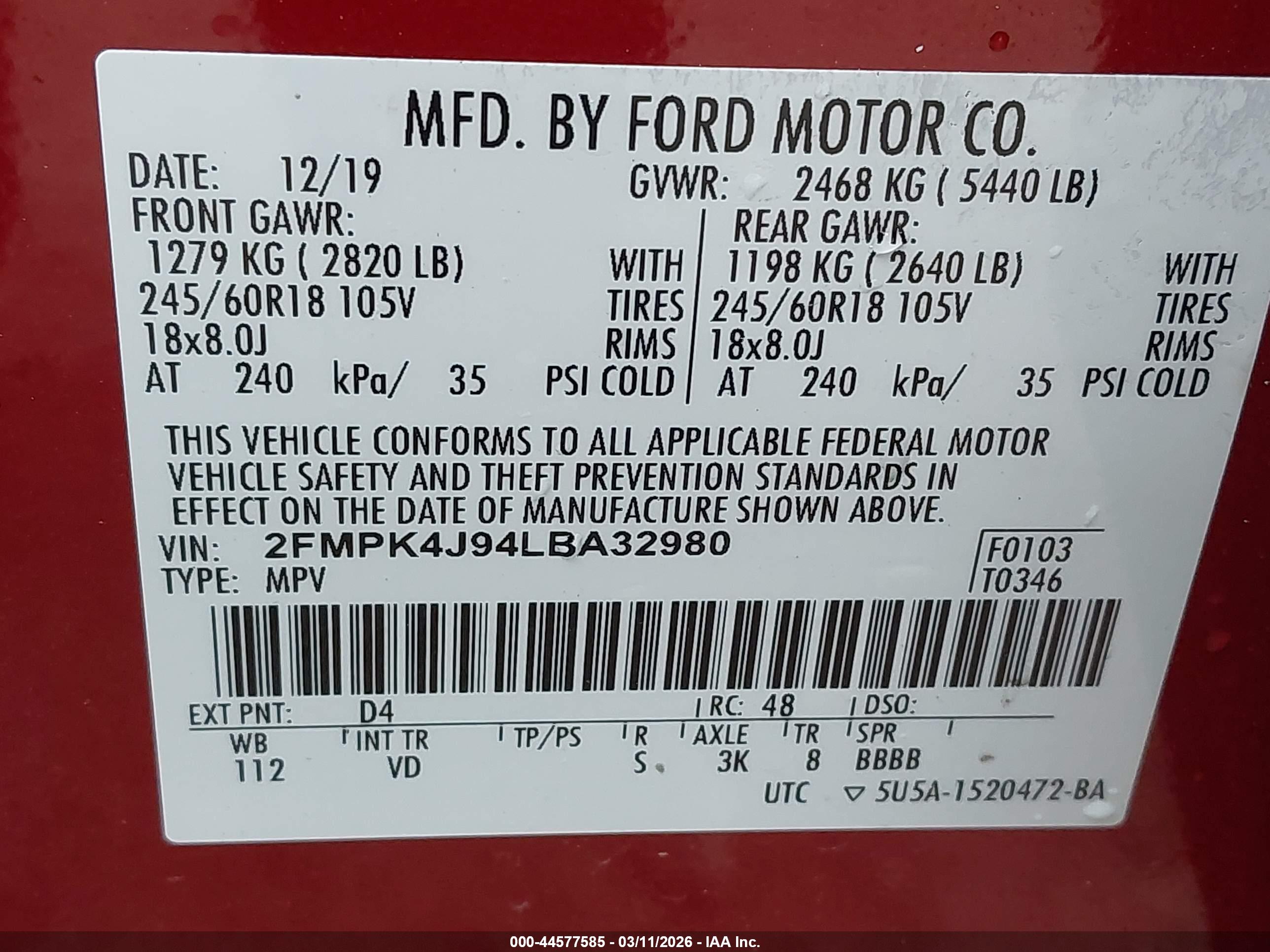 FORD EDGE image 9