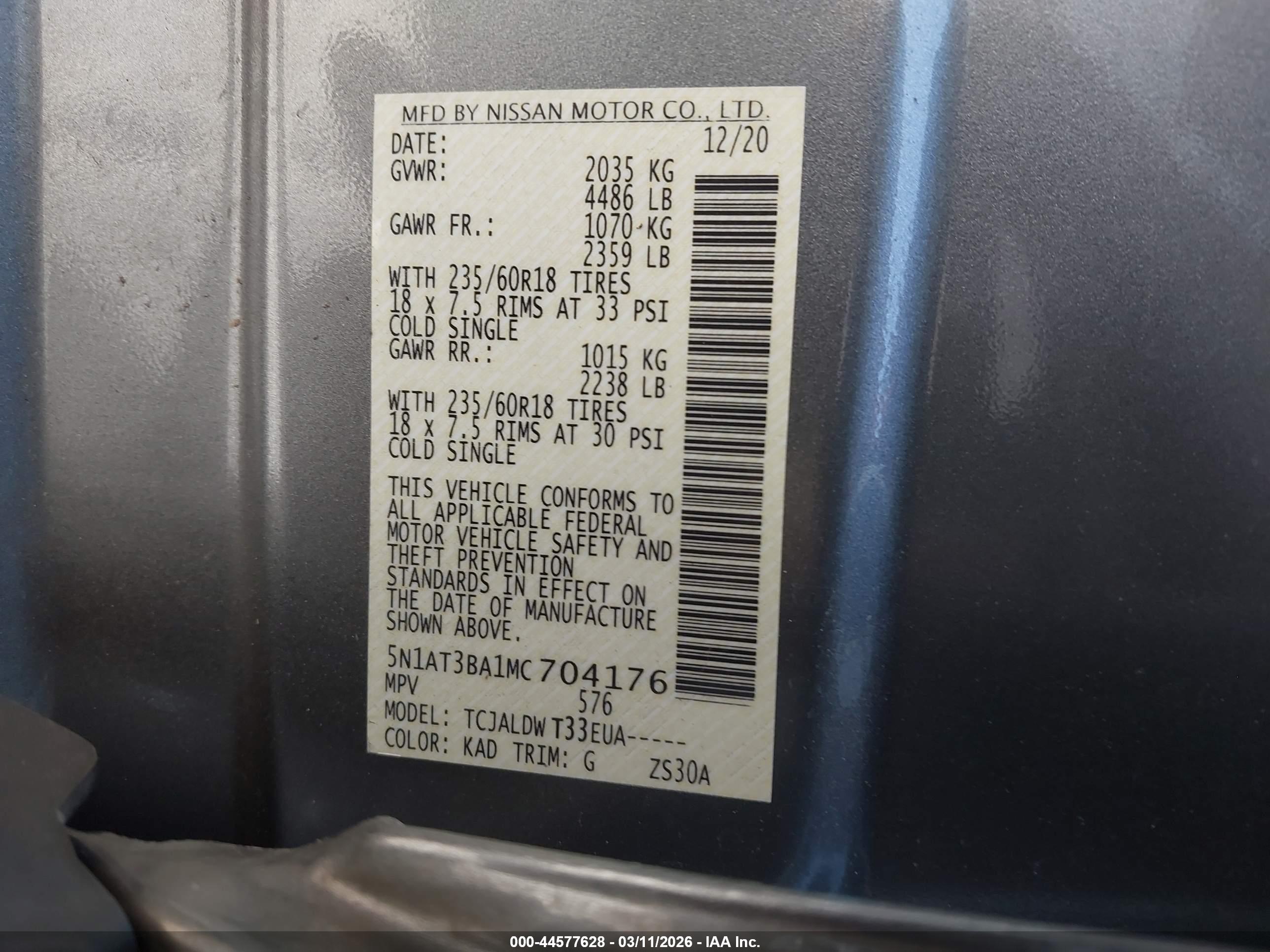 NISSAN ROGUE image 9