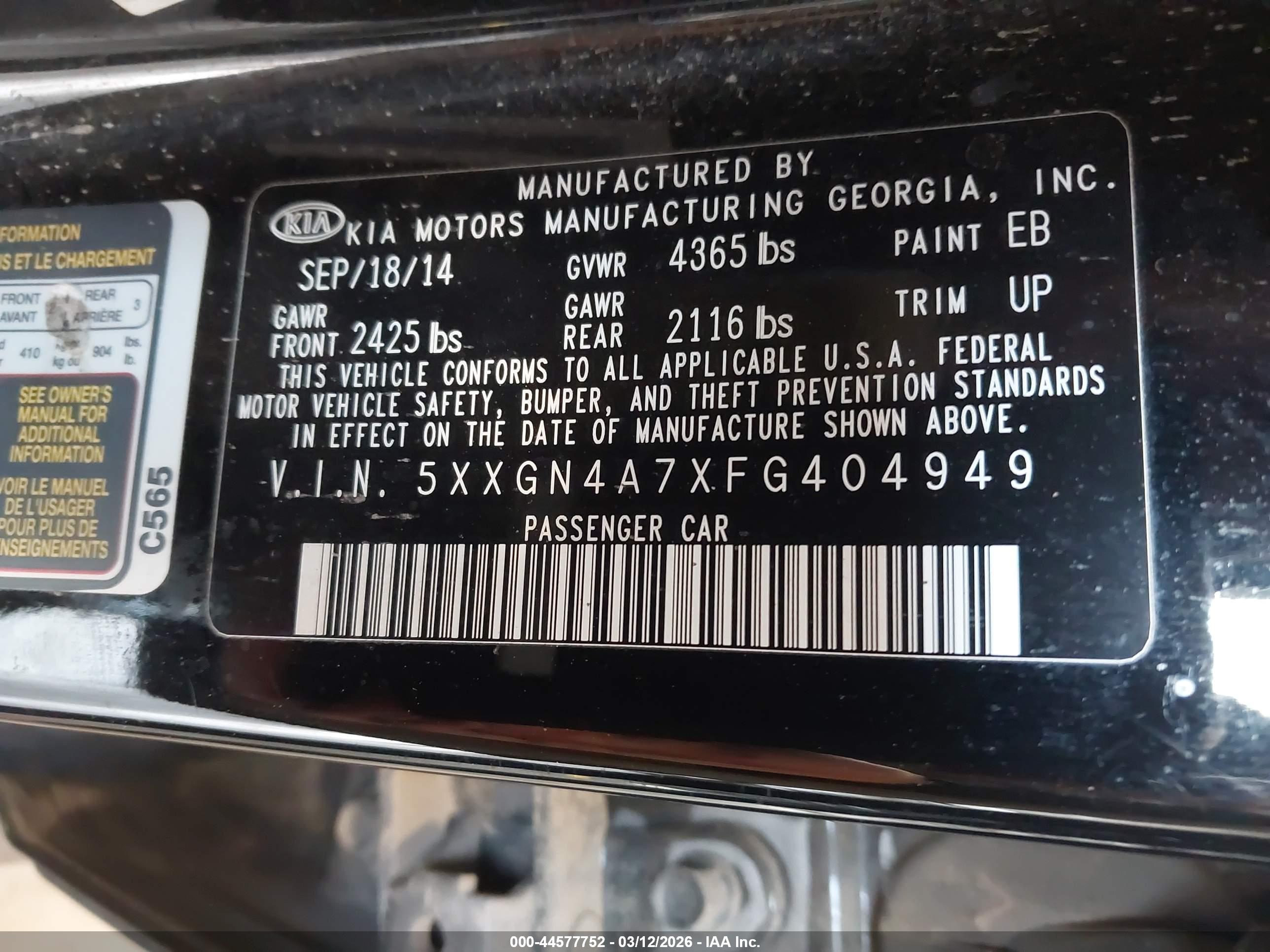 KIA OPTIMA image 9