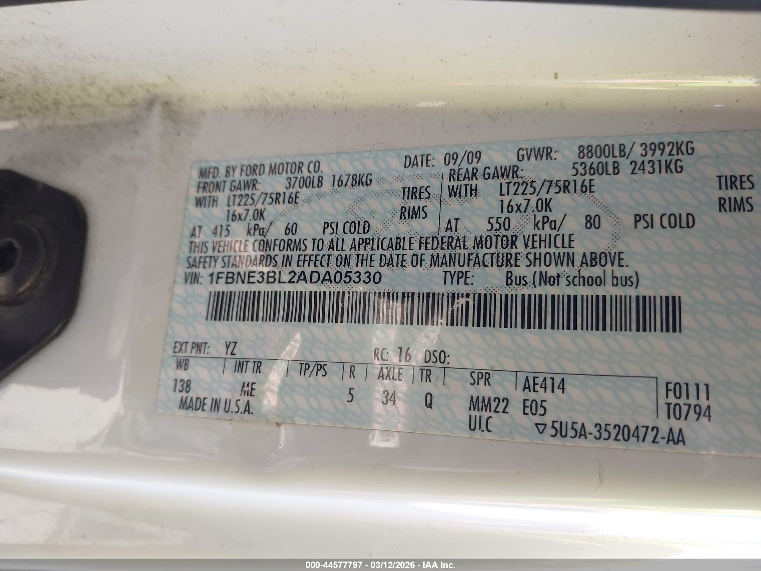 FORD E-350 image 9