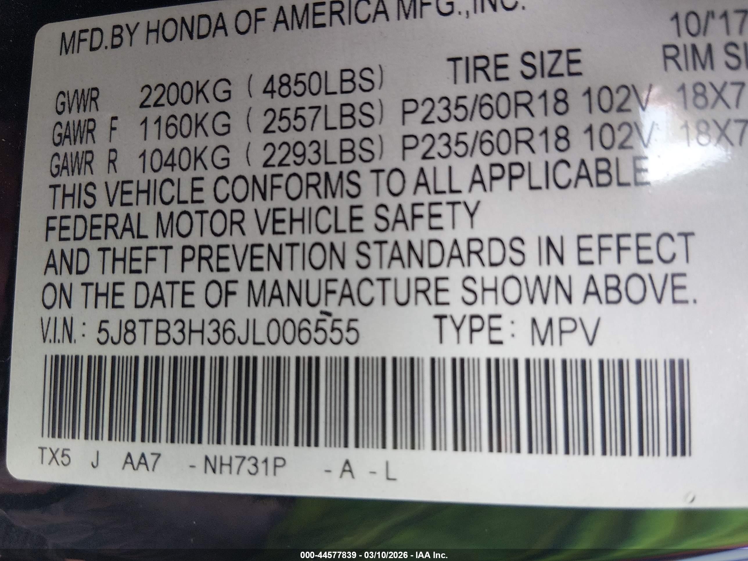 ACURA RDX image 9
