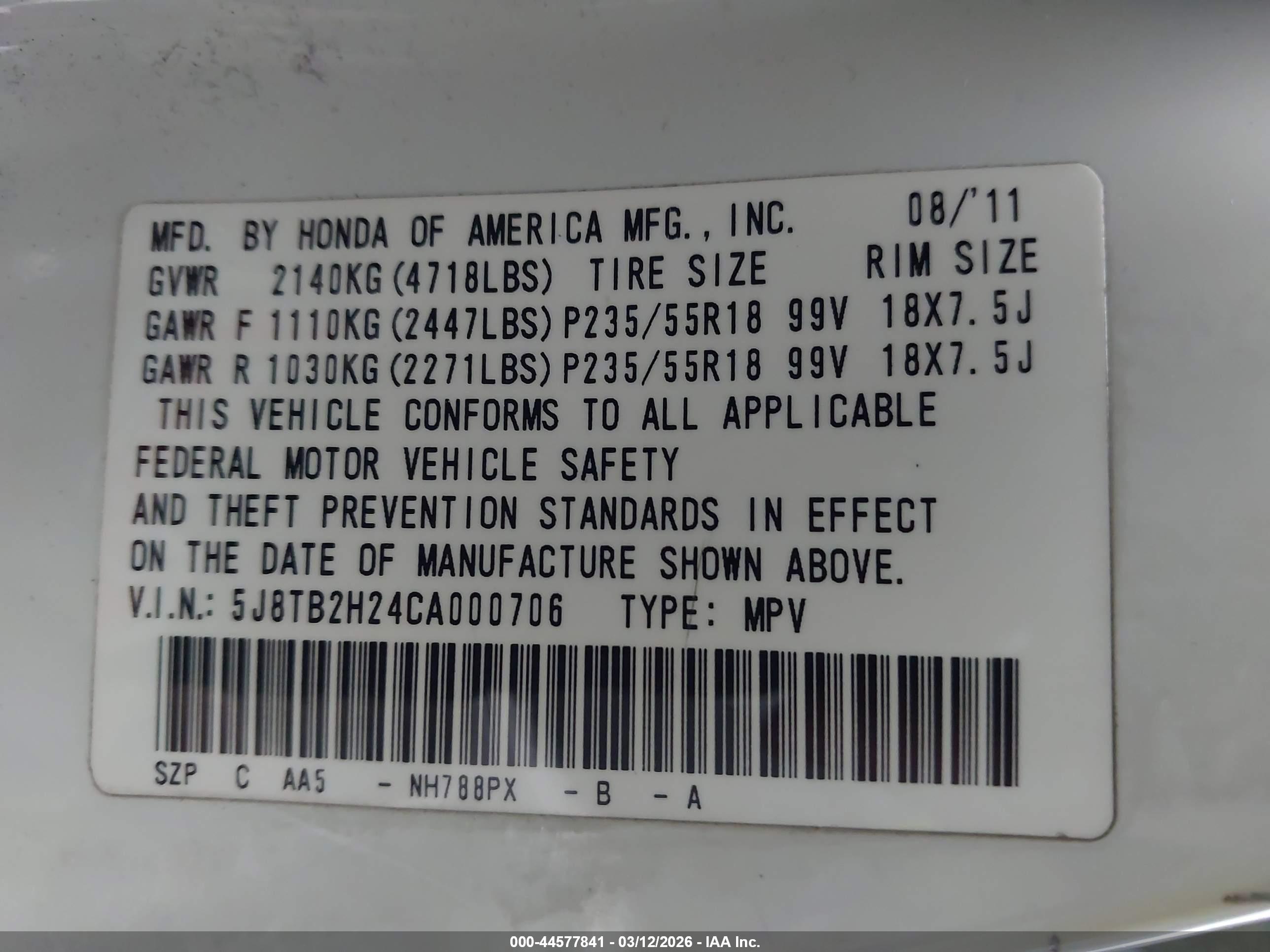 ACURA RDX image 9