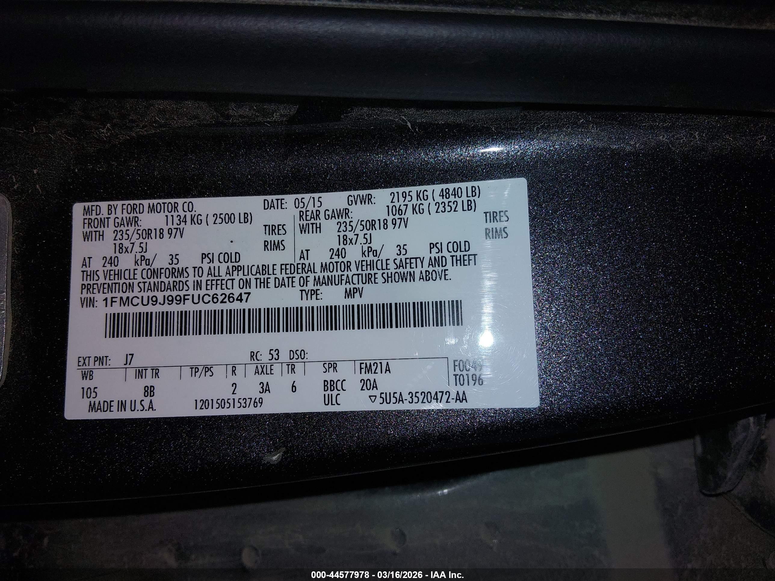 FORD ESCAPE image 9