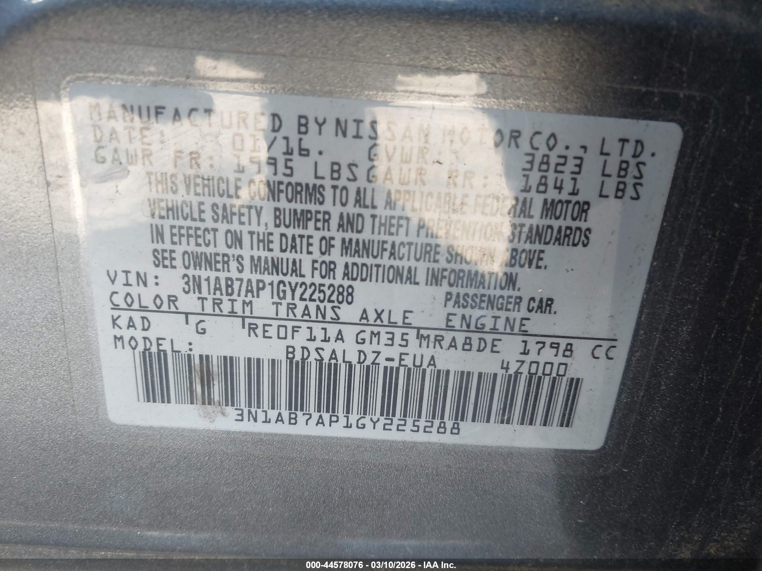 NISSAN SENTRA image 9