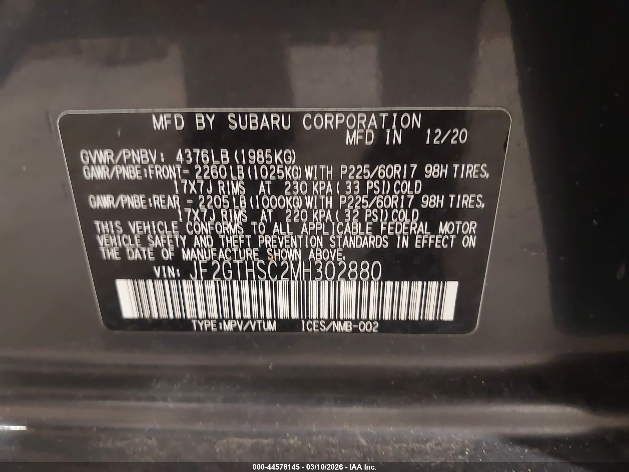 SUBARU CROSSTREK image 9