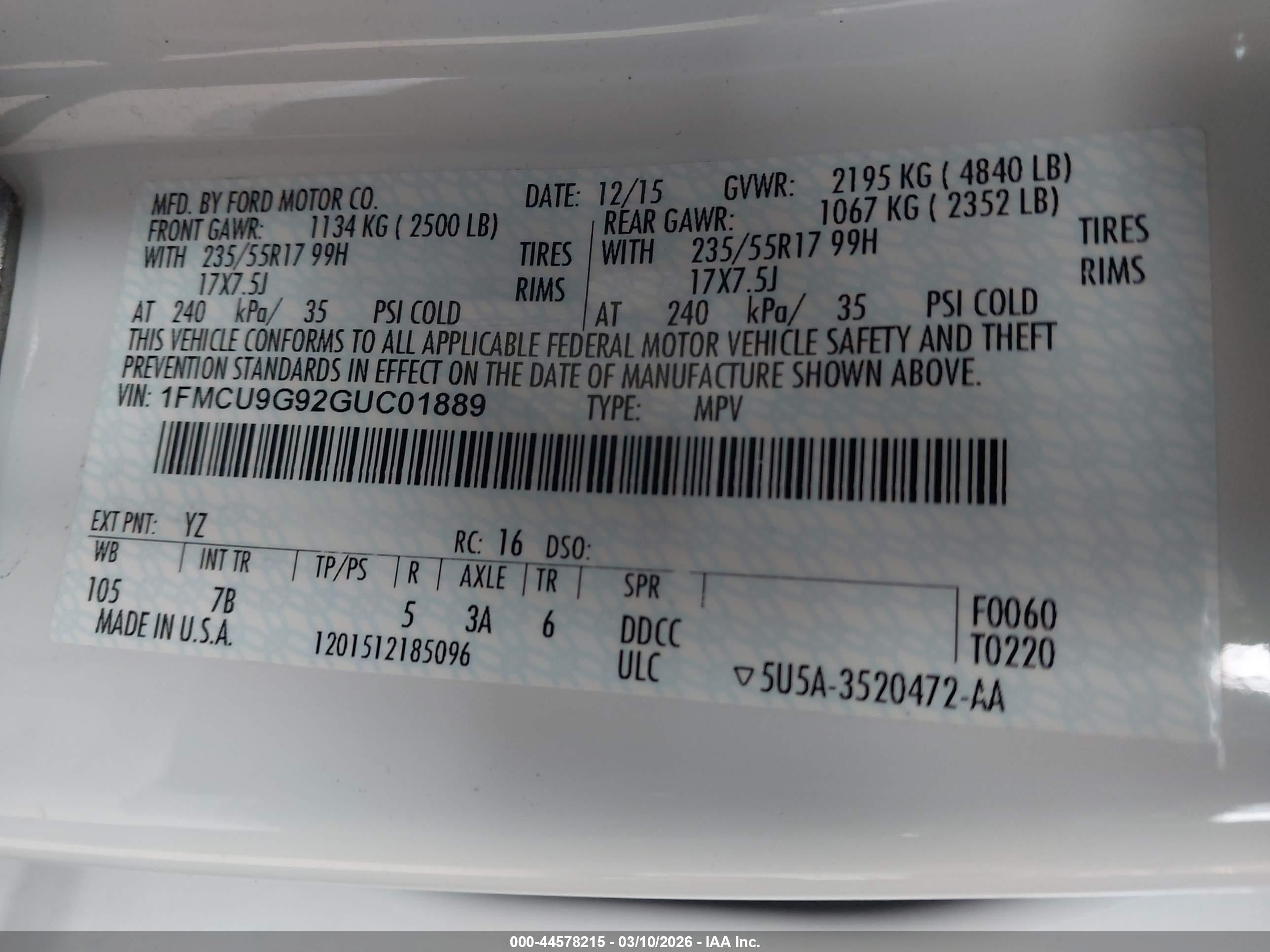 FORD ESCAPE image 9