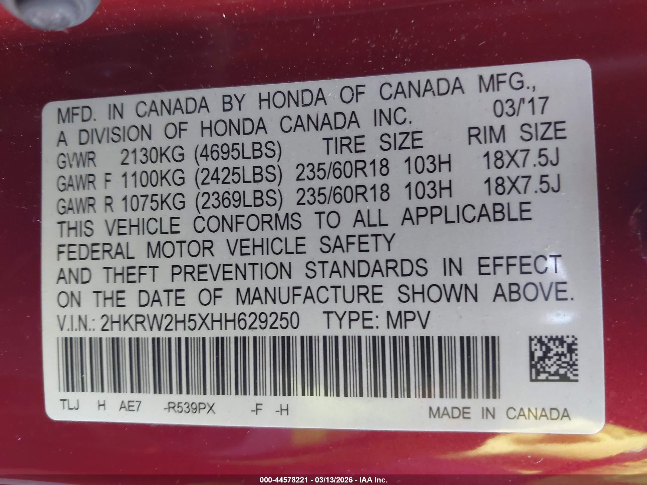 HONDA CR-V image 9