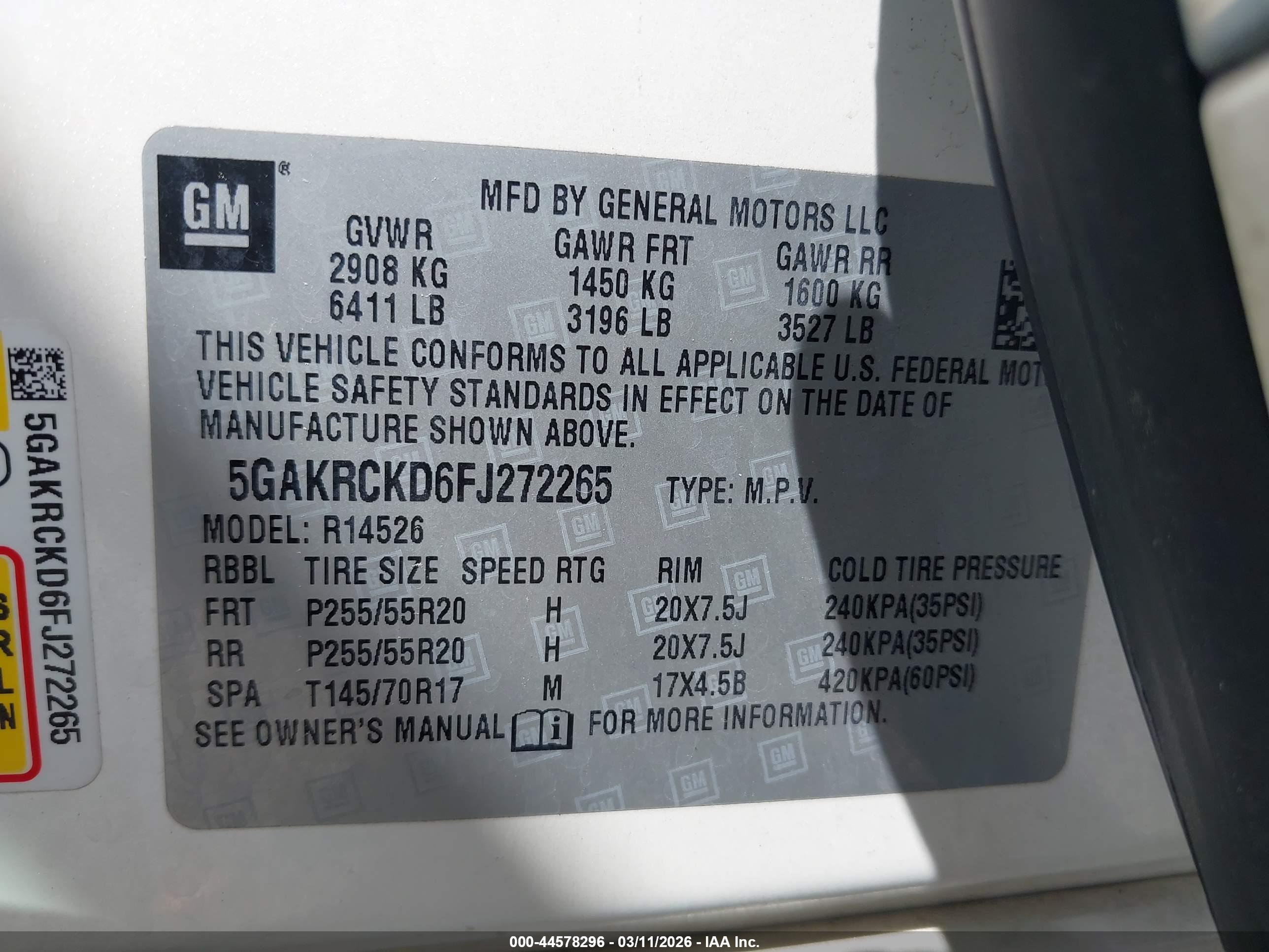 BUICK ENCLAVE image 9