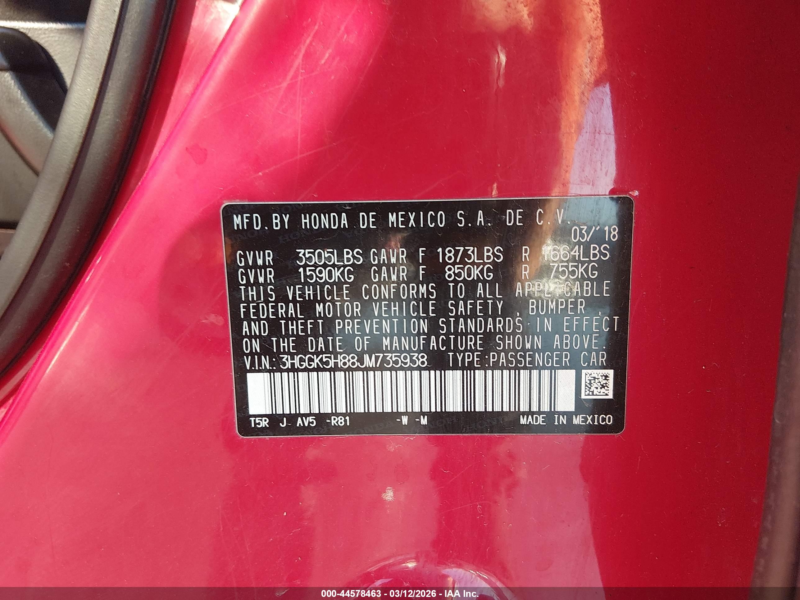 HONDA FIT image 9