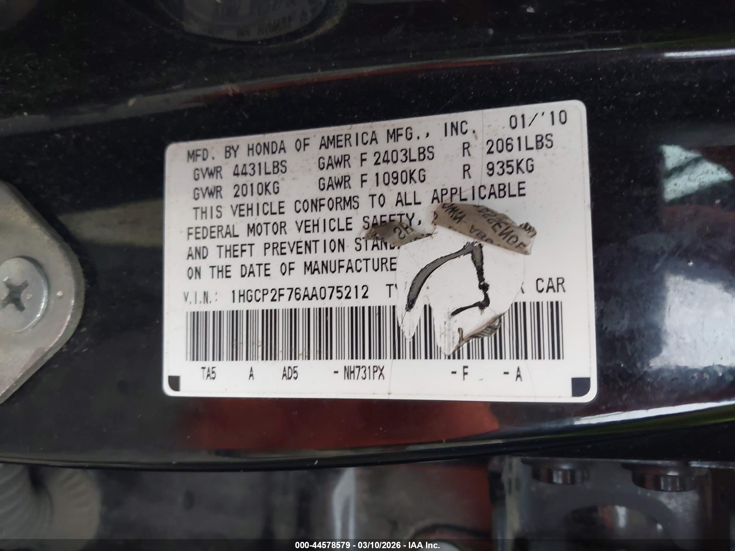 HONDA ACCORD image 9