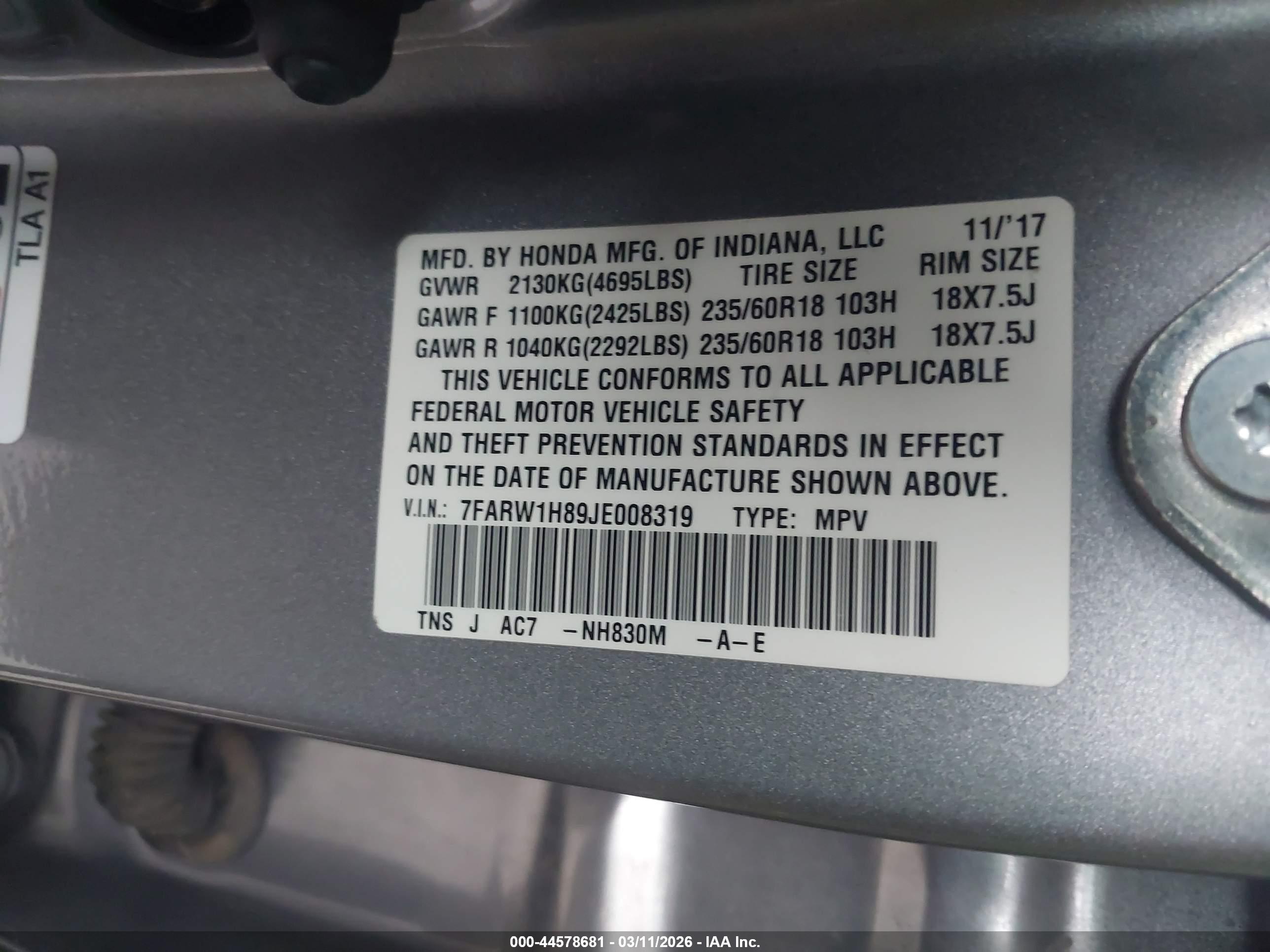 HONDA CR-V image 9