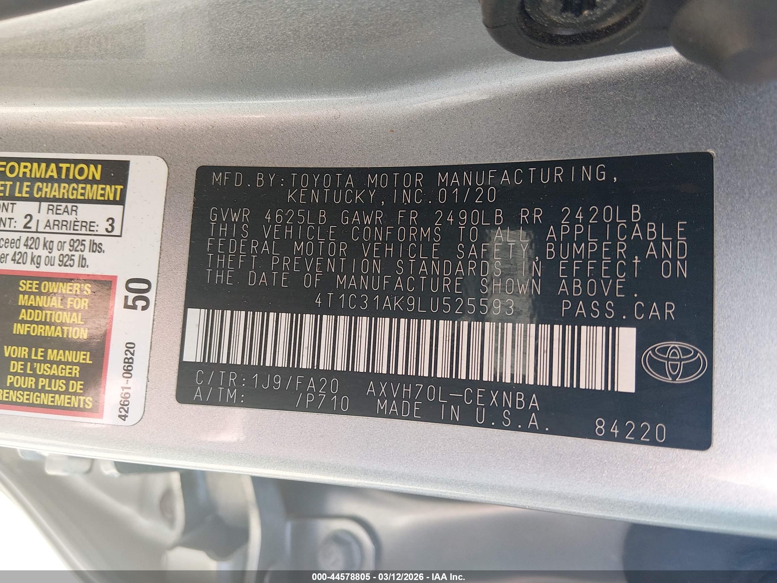TOYOTA CAMRY image 9