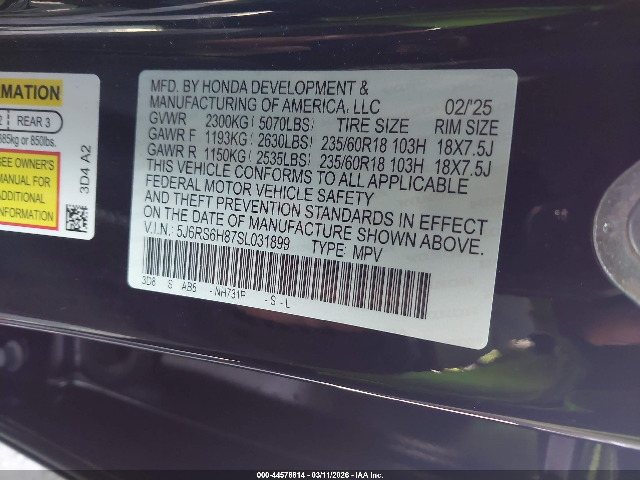 HONDA CR-V image 9