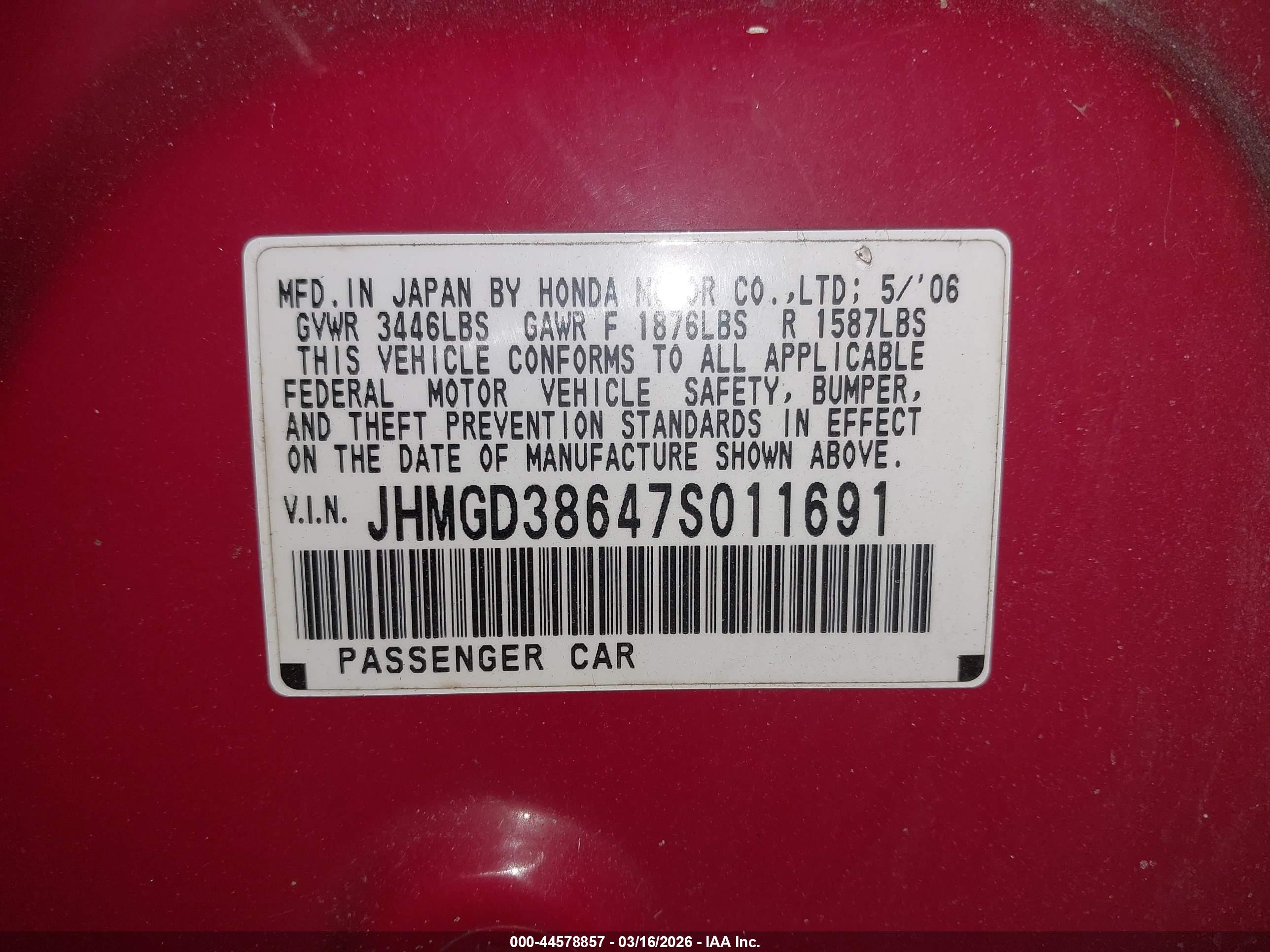 HONDA FIT image 9