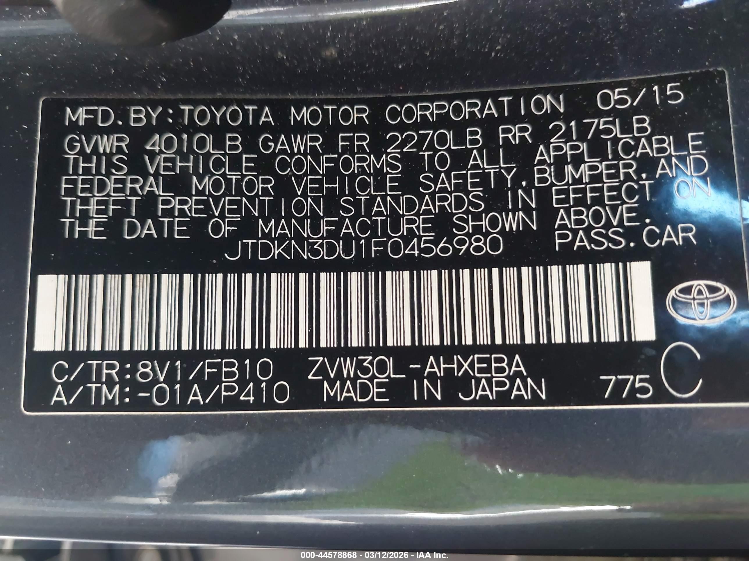 TOYOTA PRIUS image 9