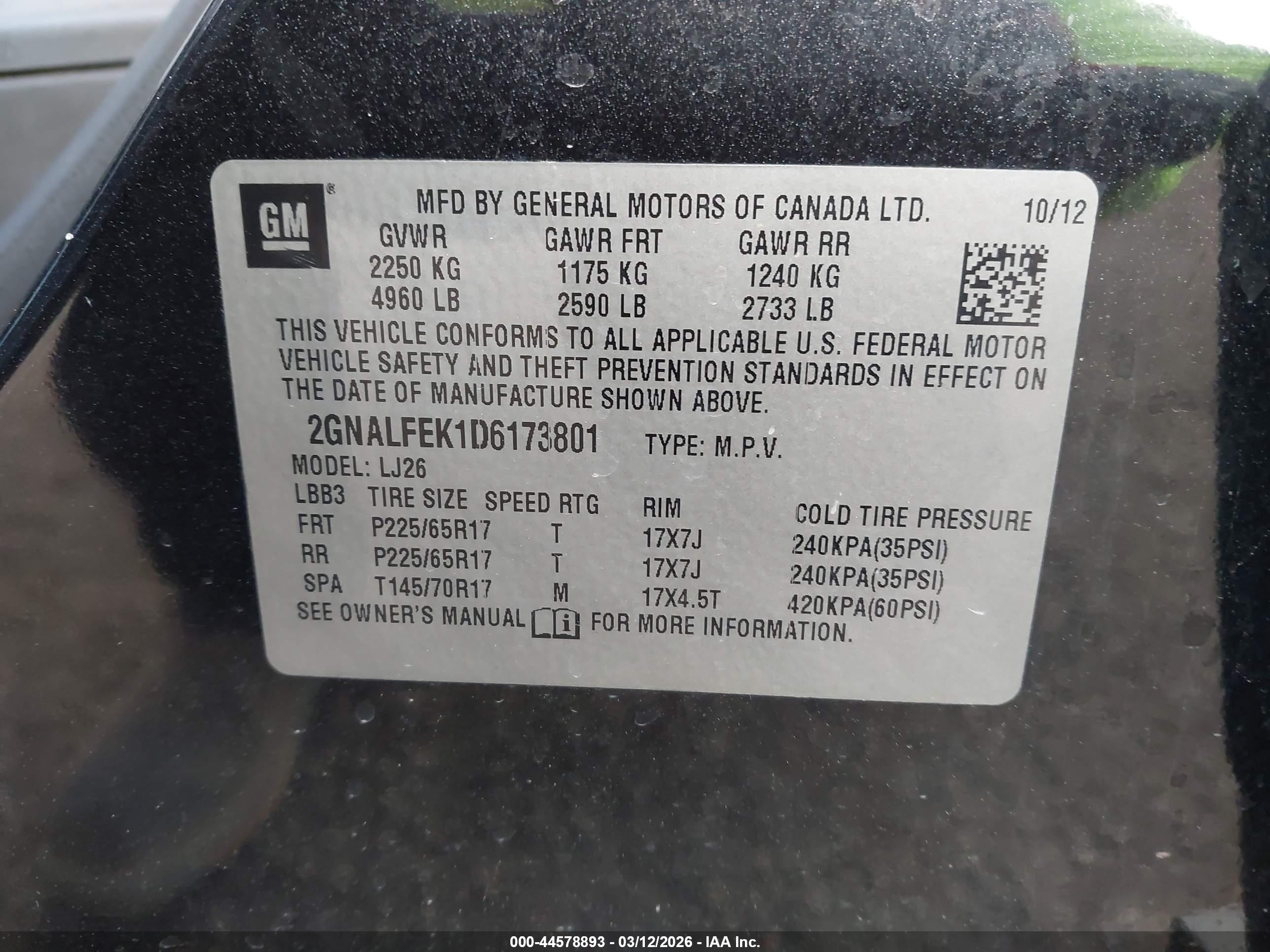 CHEVROLET EQUINOX image 9