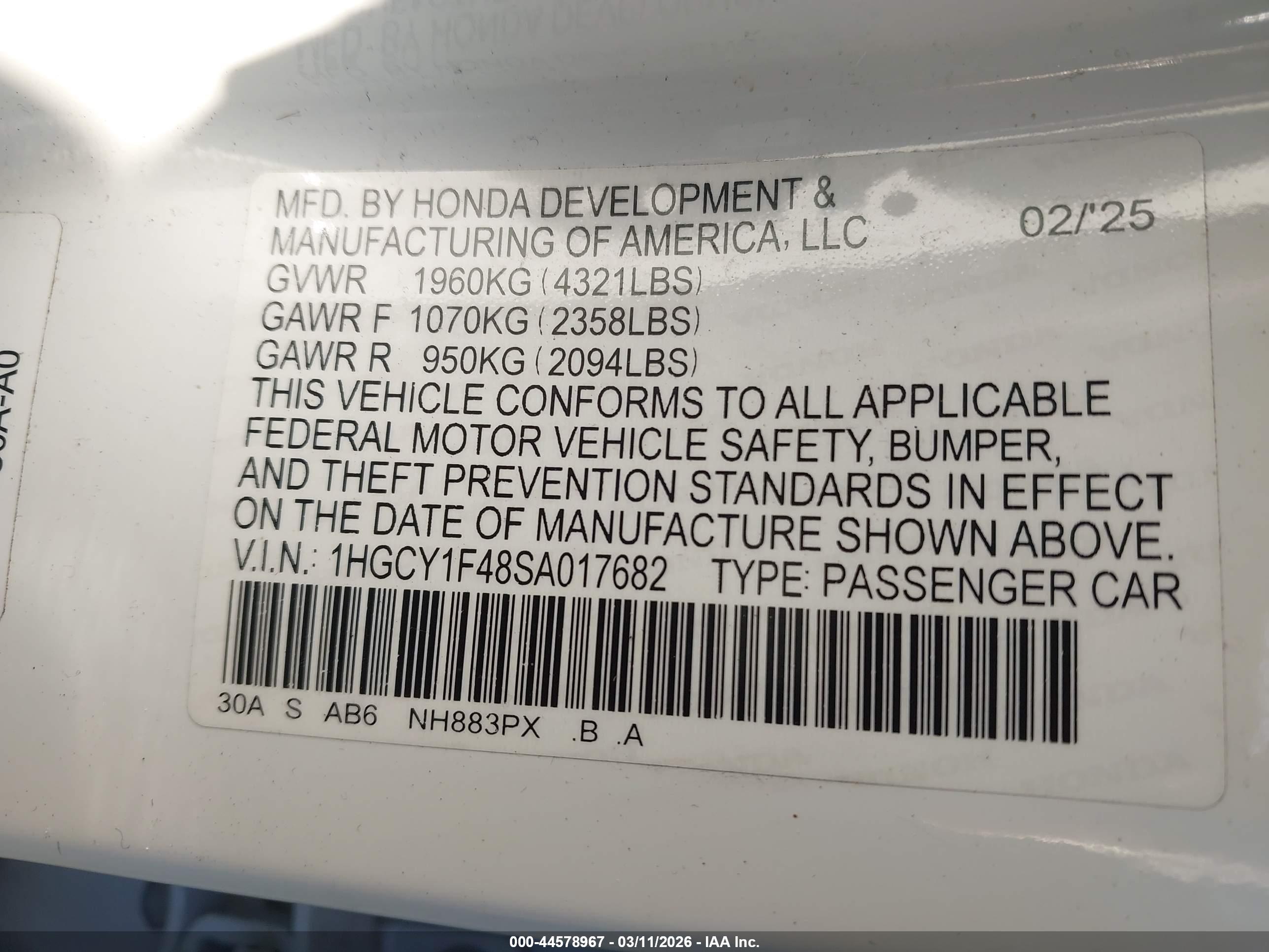 HONDA ACCORD image 9