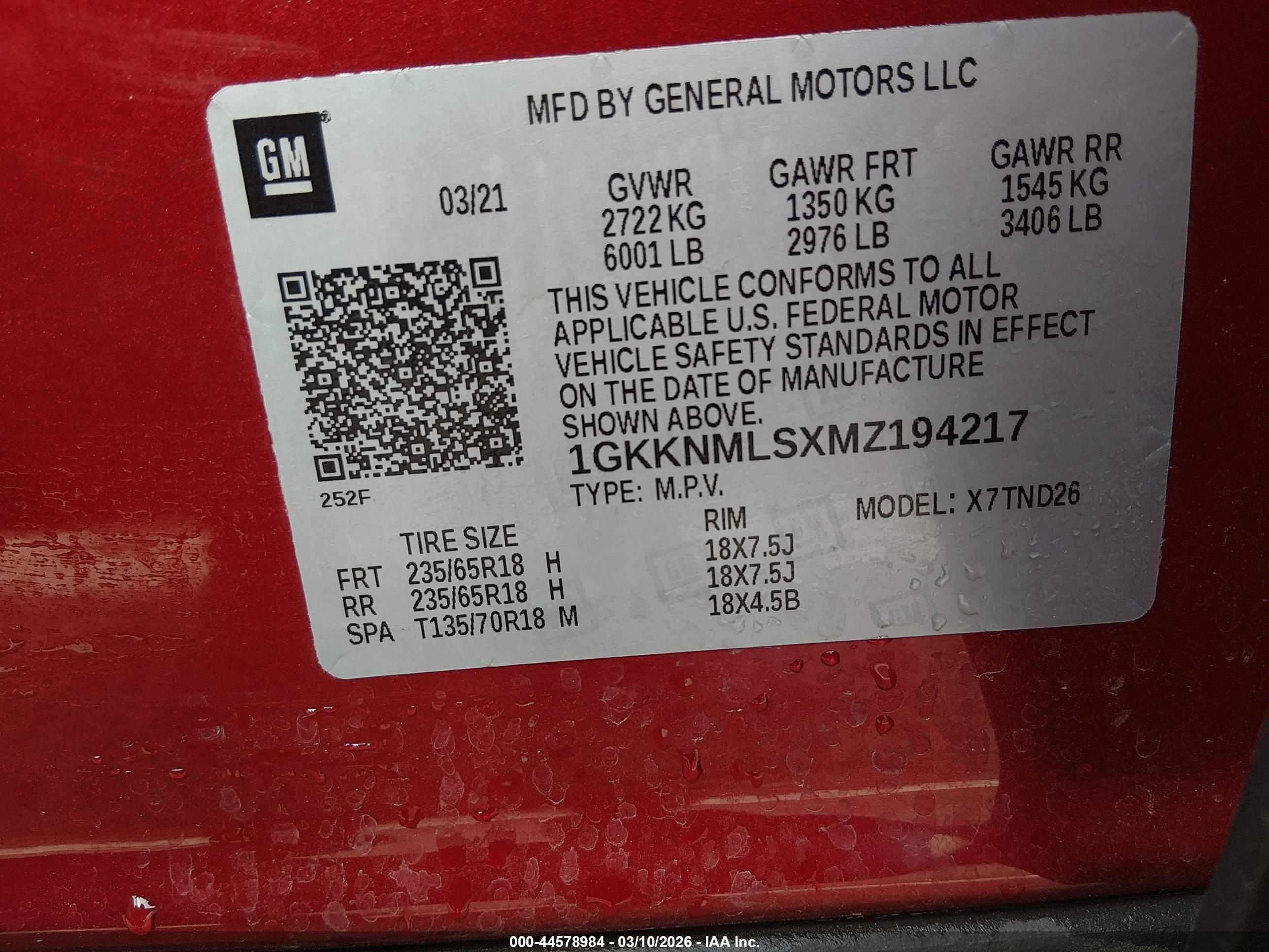 GMC ACADIA image 9