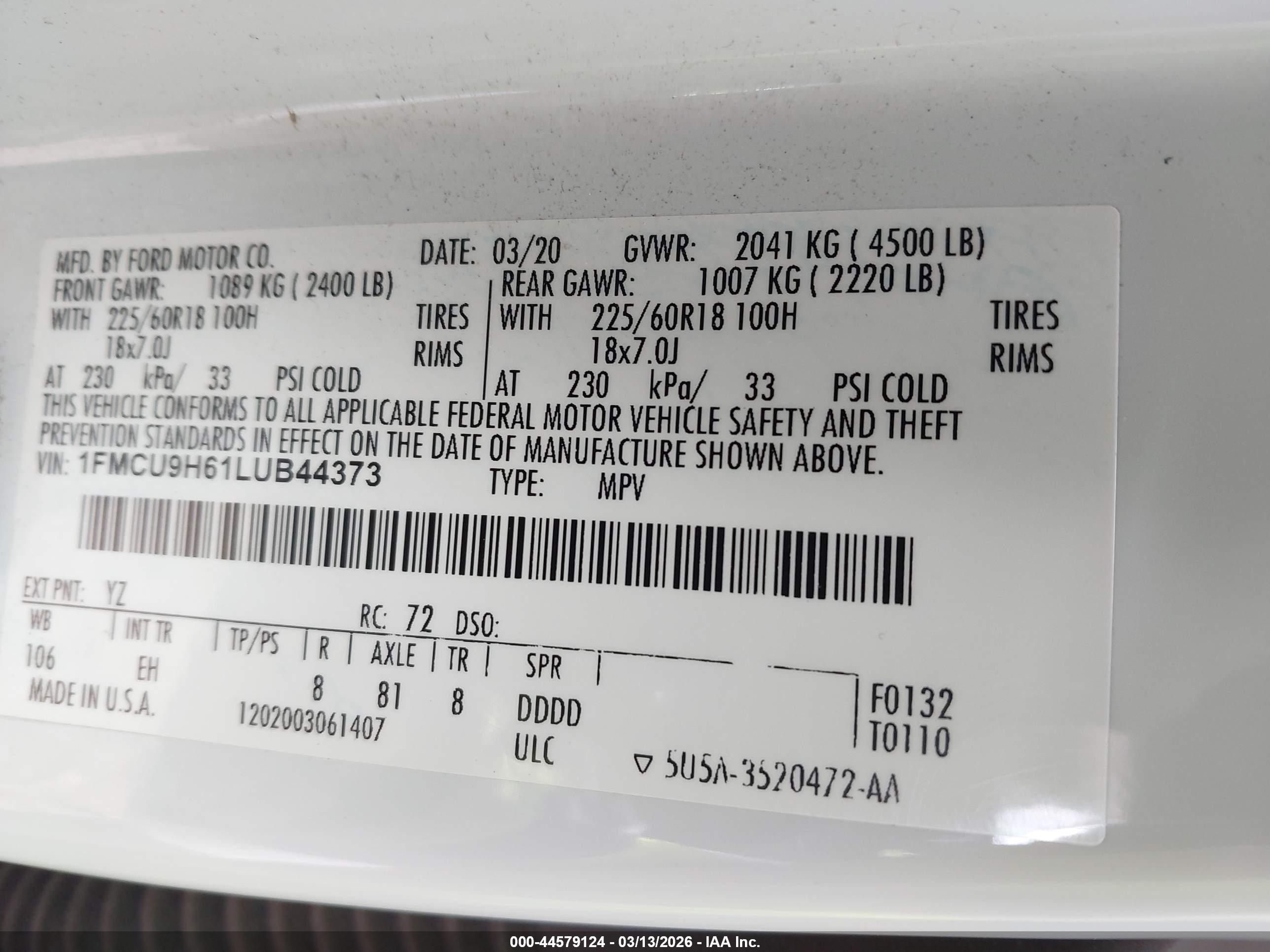 FORD ESCAPE image 9