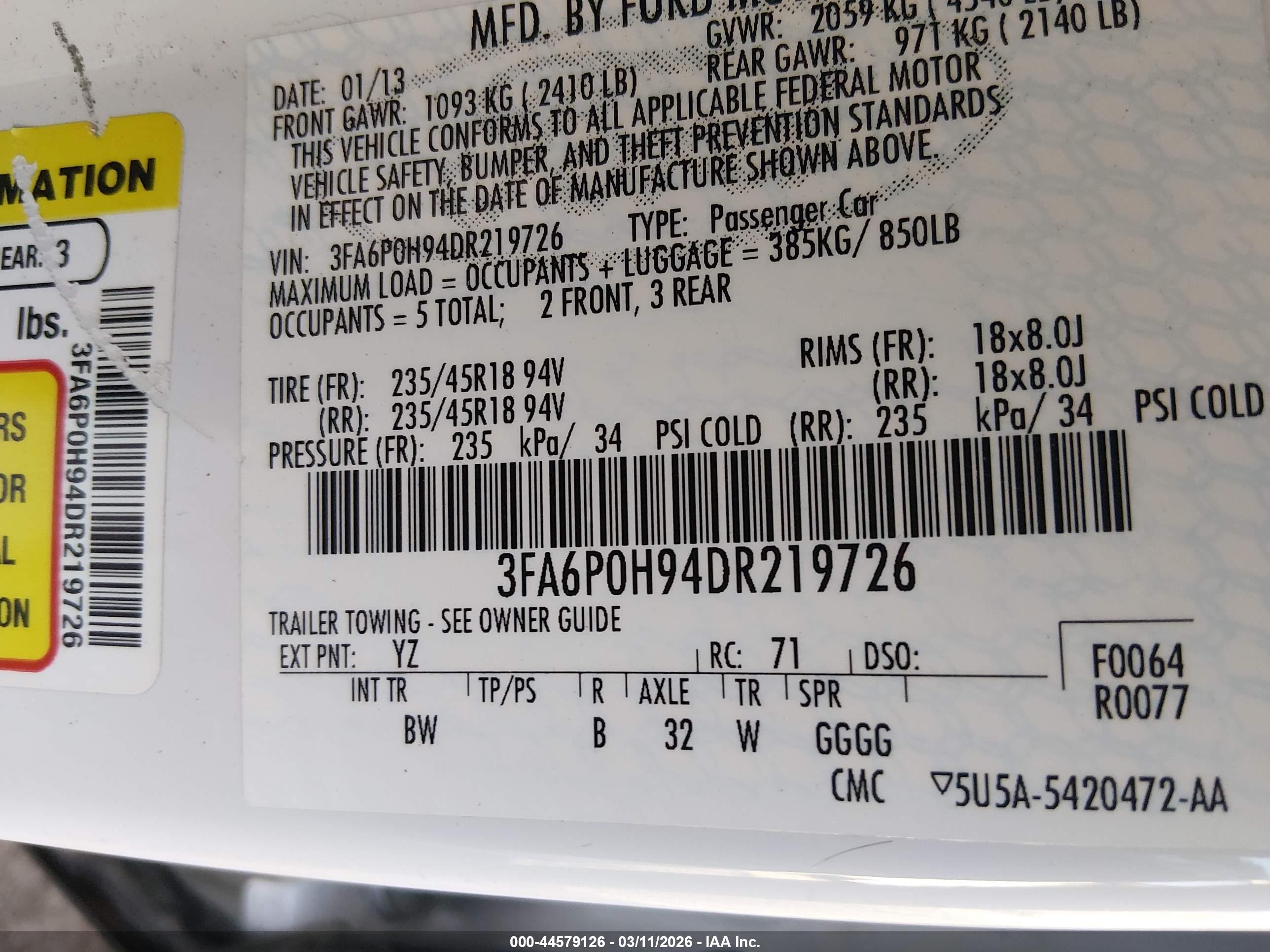 FORD FUSION image 9