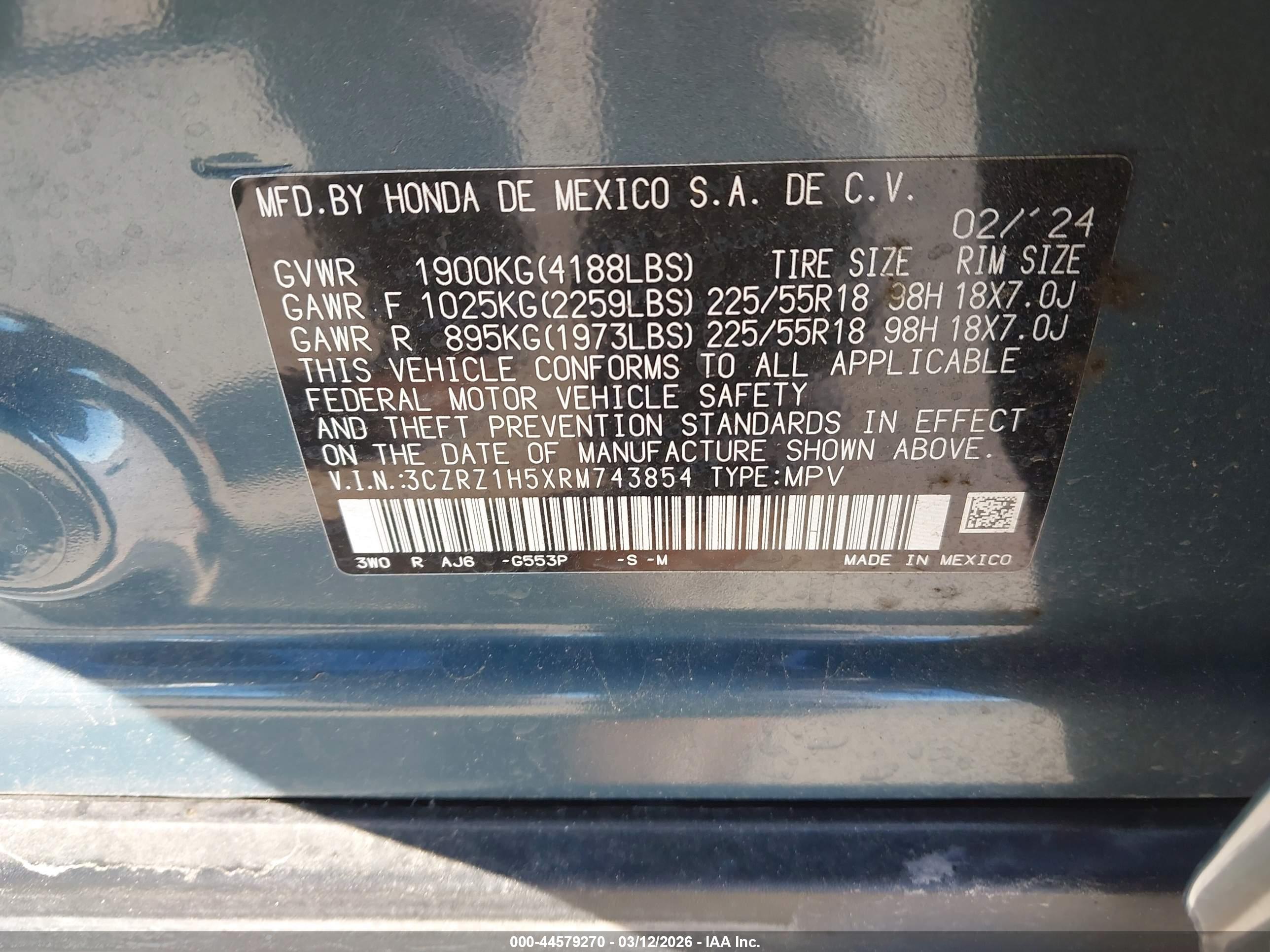 HONDA HR-V image 9
