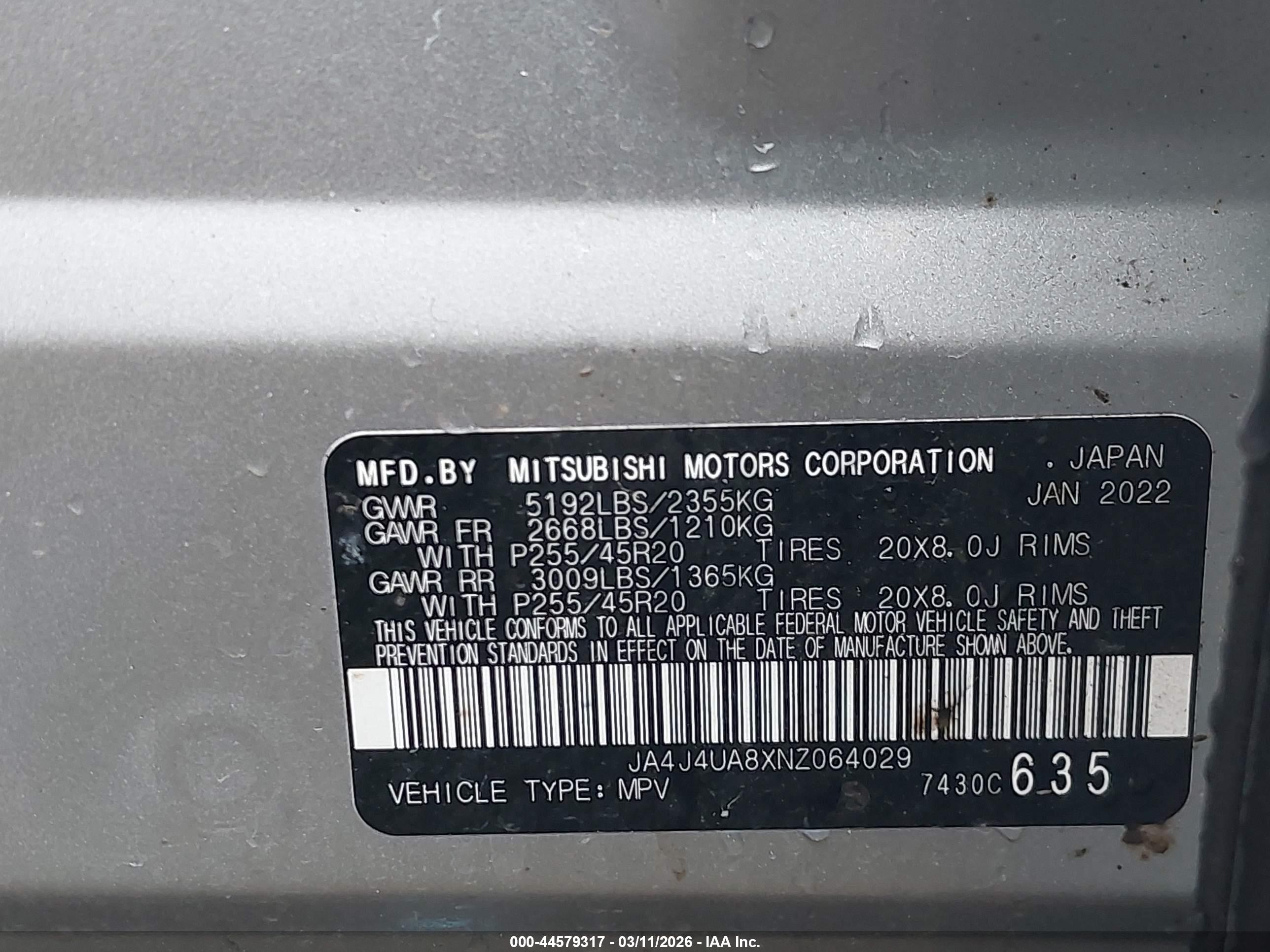 MITSUBISHI OUTLANDER image 9