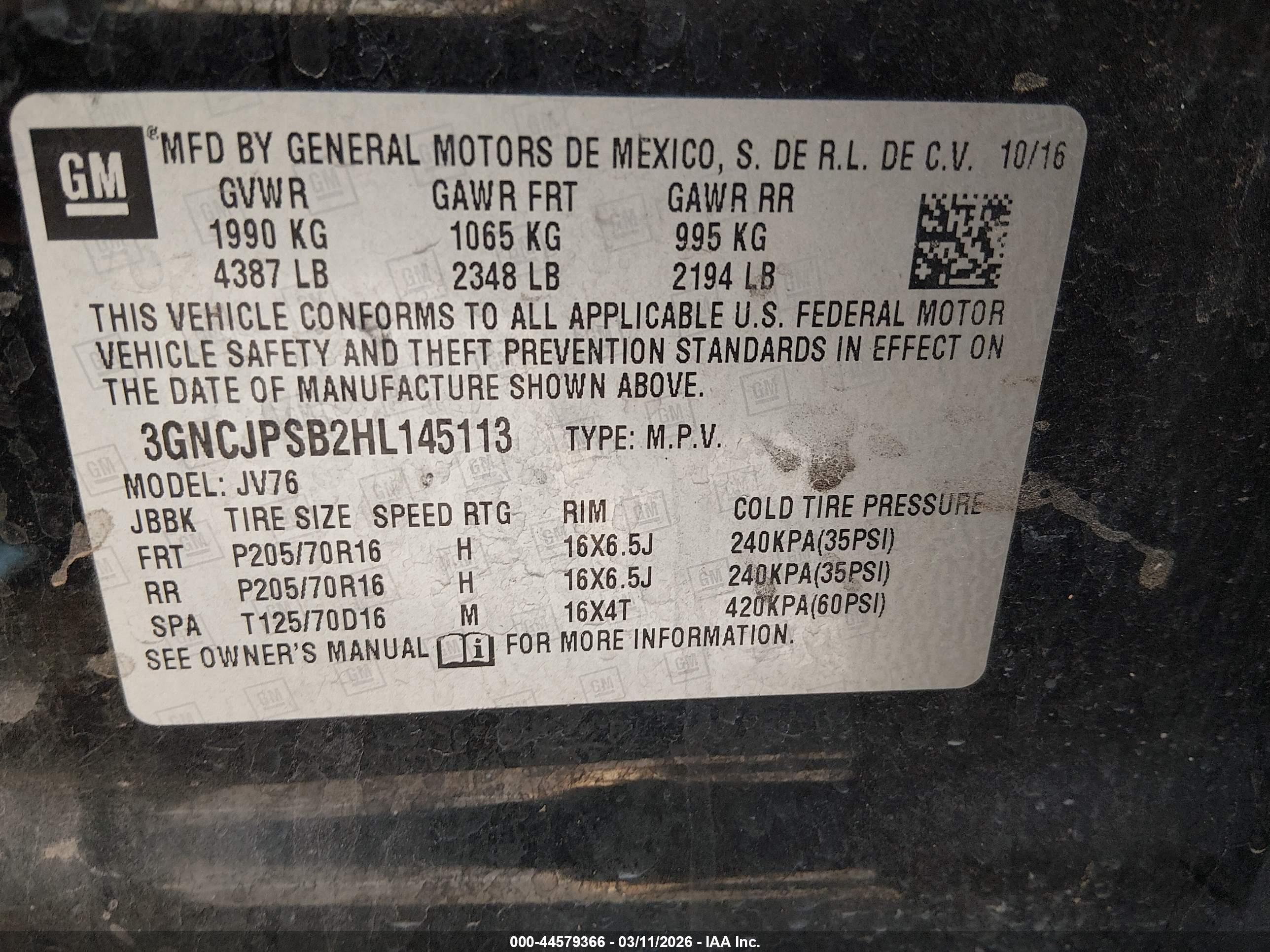 CHEVROLET TRAX image 9
