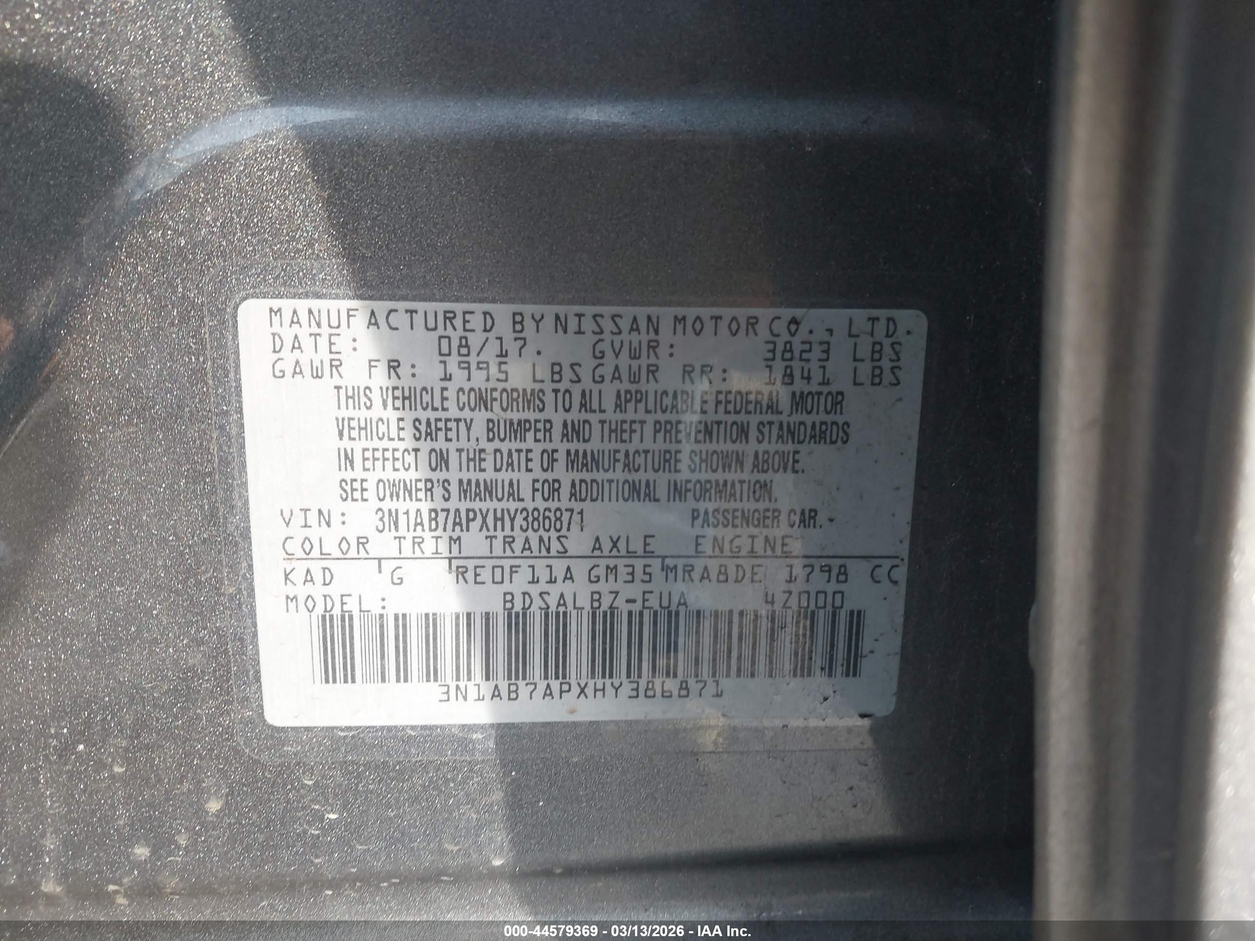 NISSAN SENTRA image 9