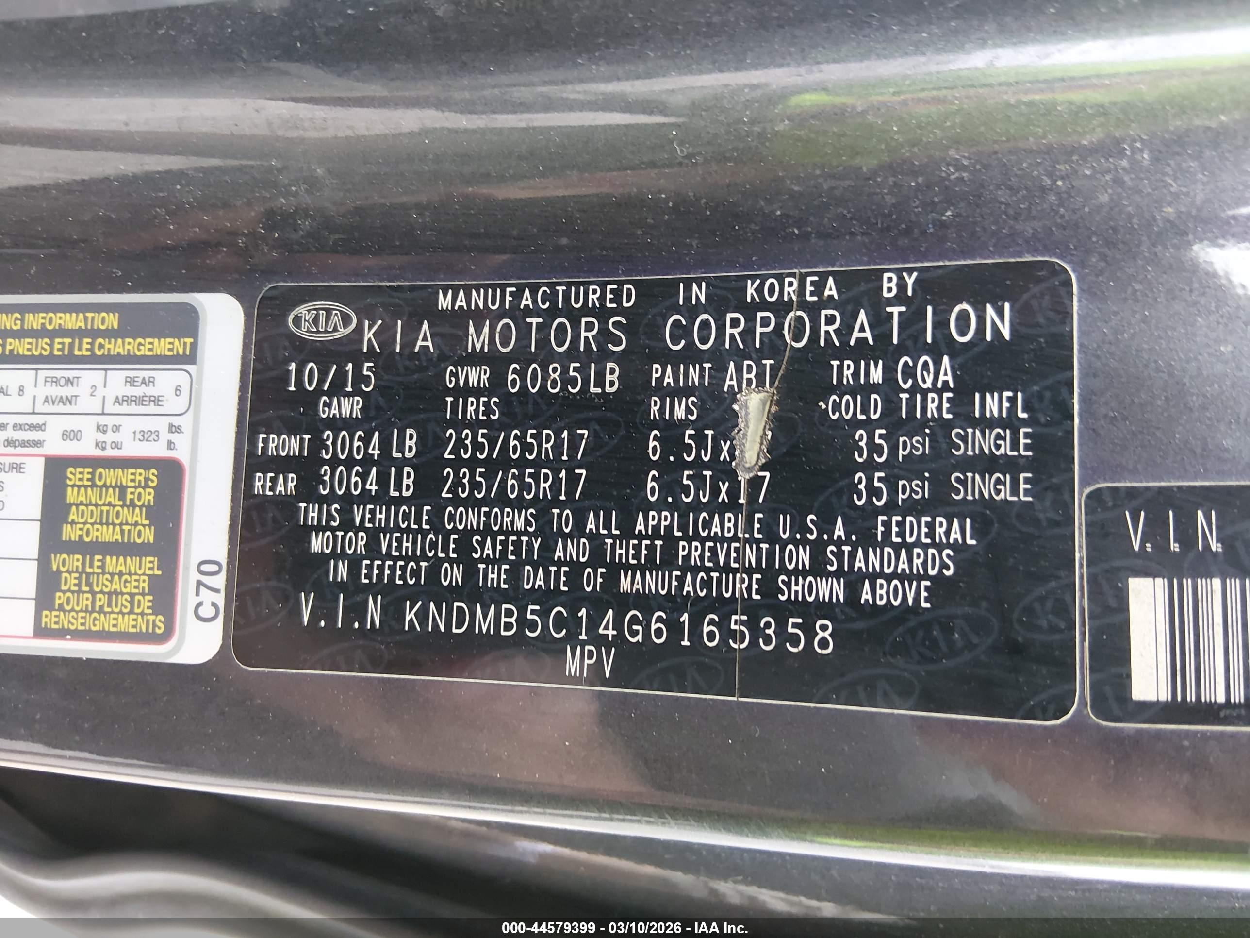 KIA SEDONA image 9