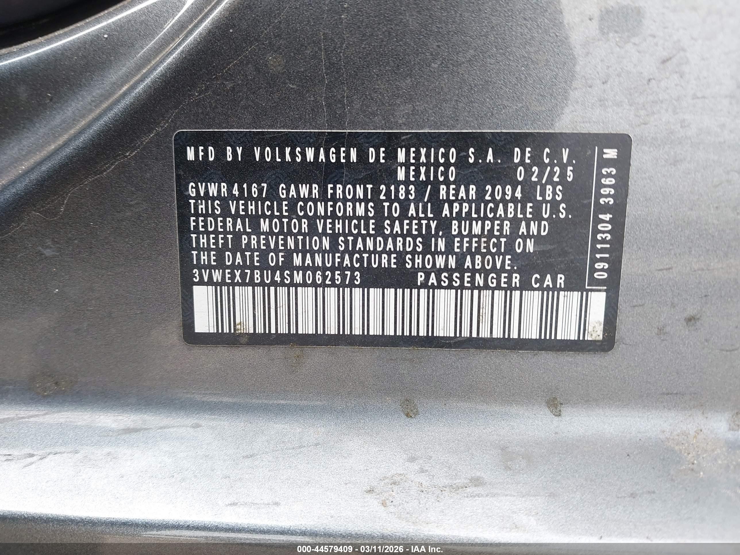 VOLKSWAGEN JETTA image 9