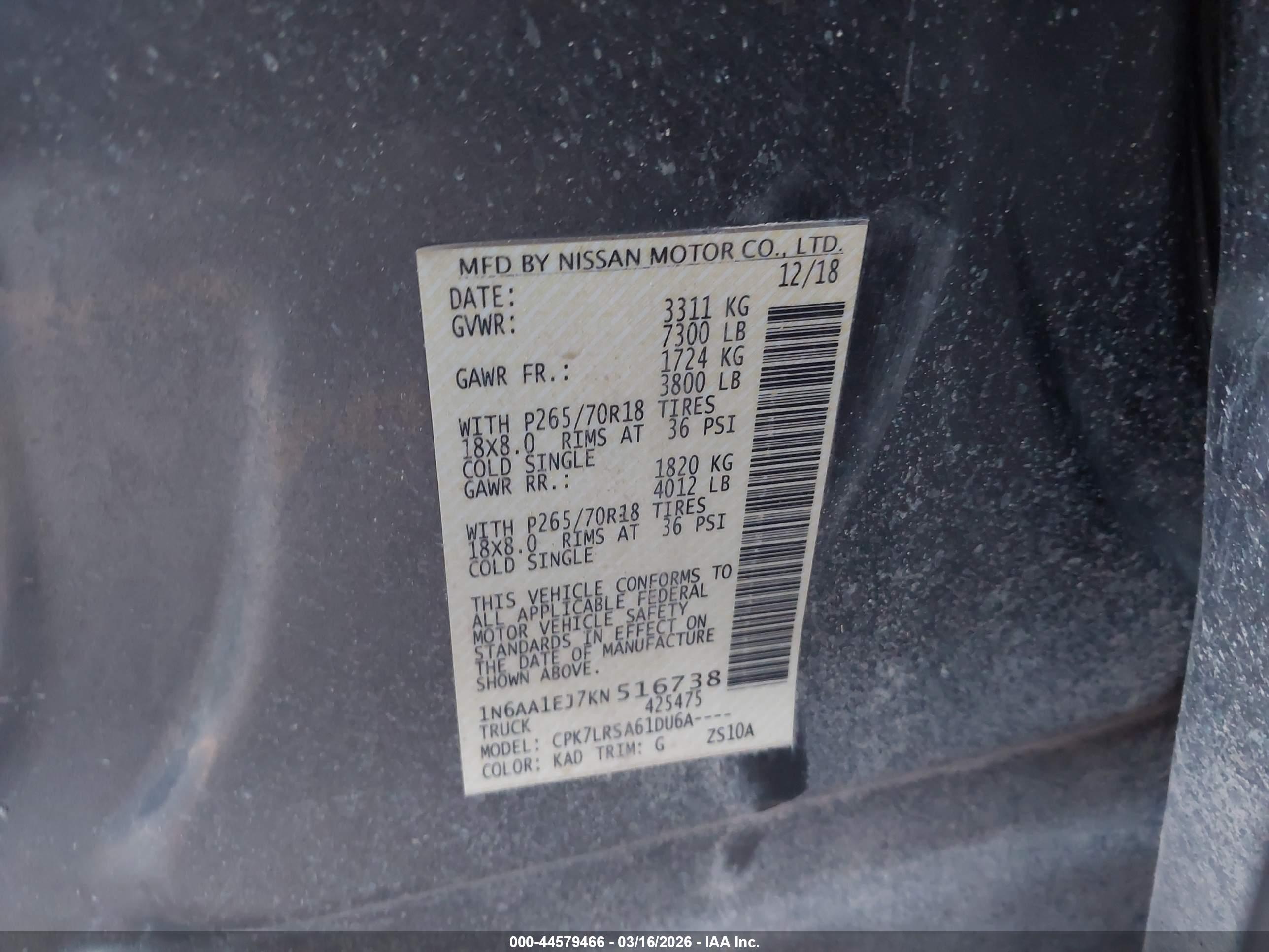 NISSAN TITAN image 9