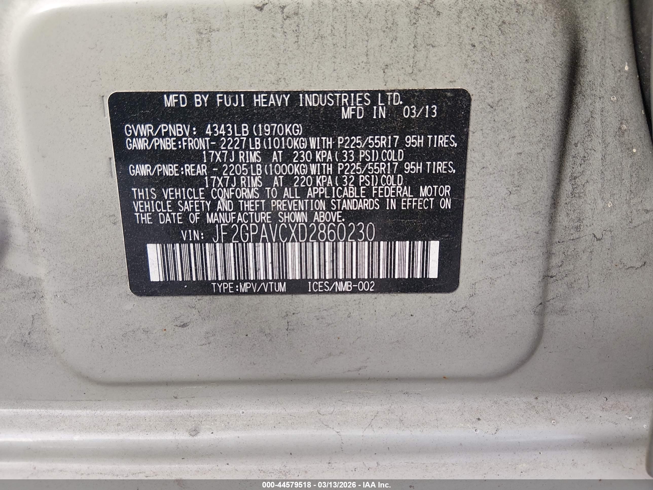 SUBARU XV image 9