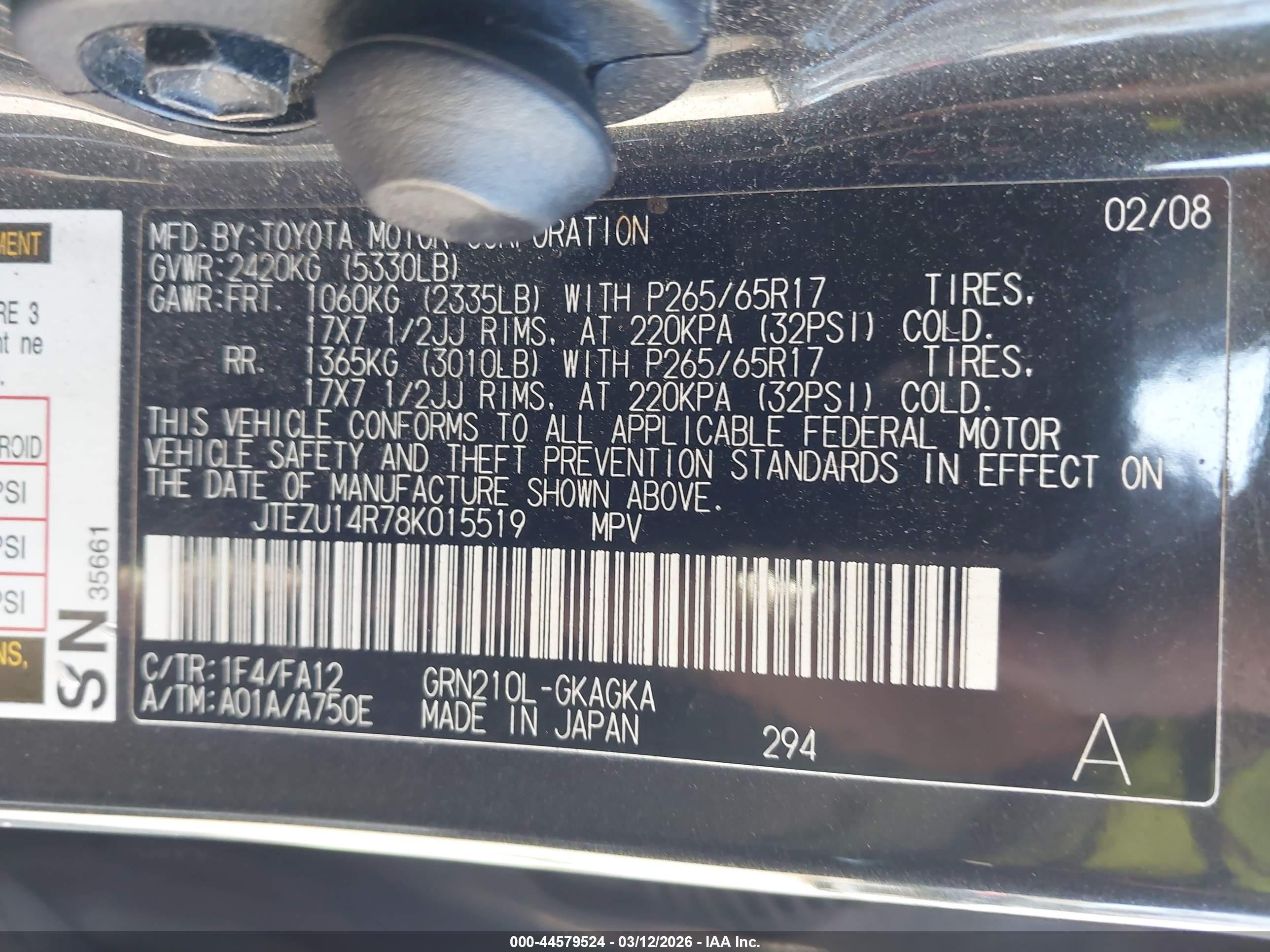 TOYOTA 4RUNNER image 9