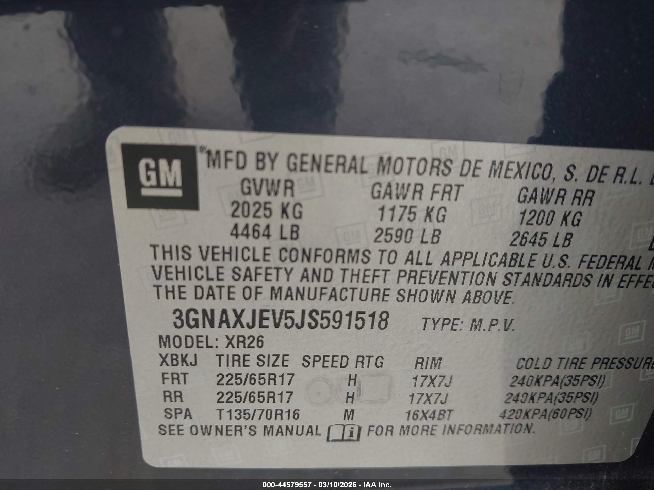 CHEVROLET EQUINOX image 9