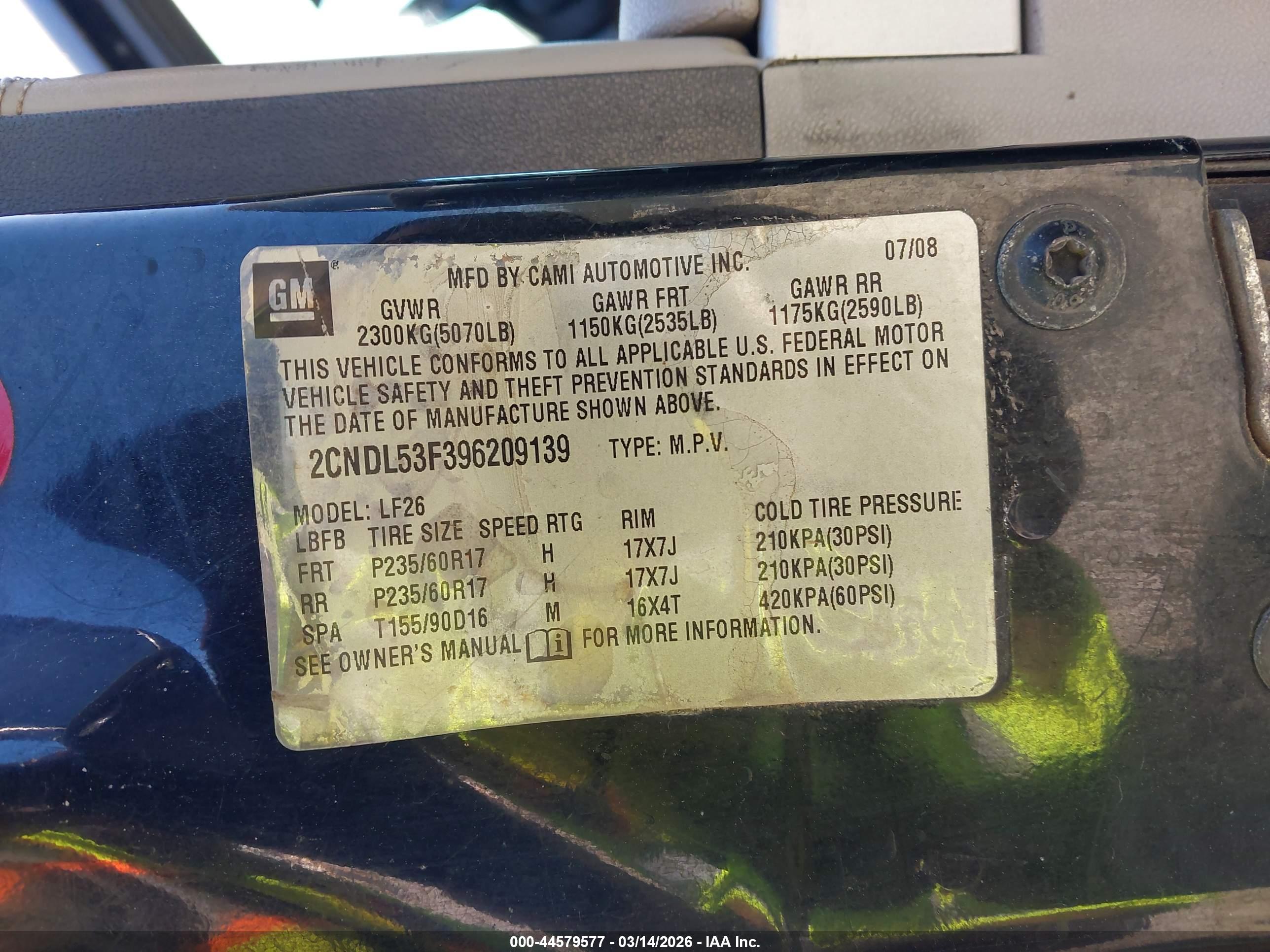 CHEVROLET EQUINOX image 9