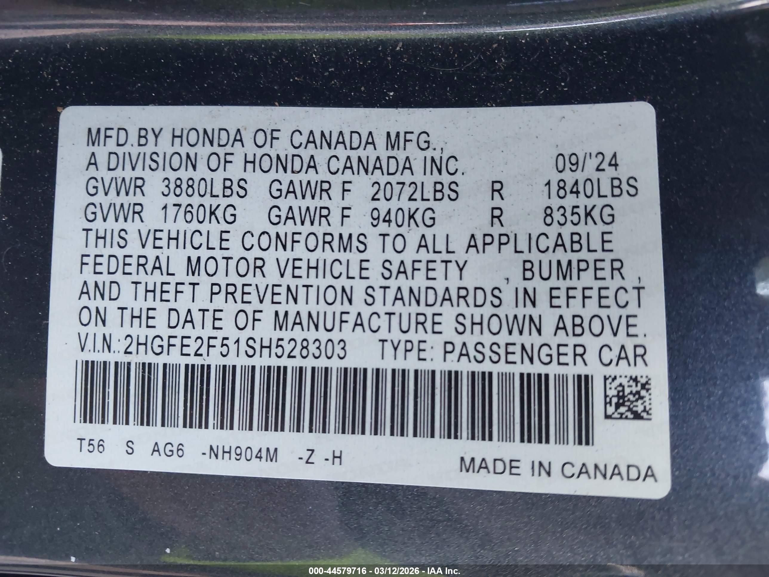 HONDA CIVIC image 9