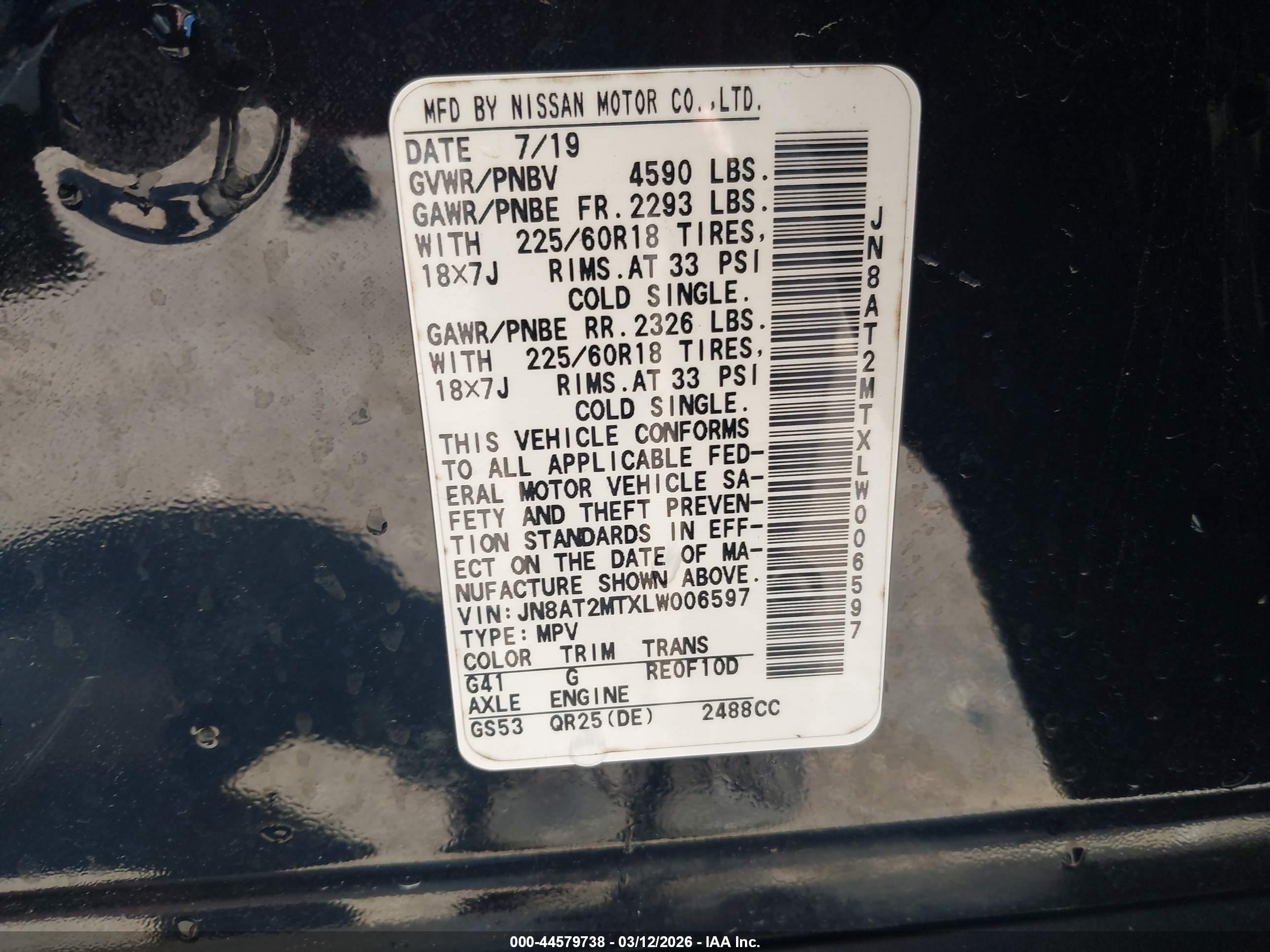 NISSAN ROGUE image 9
