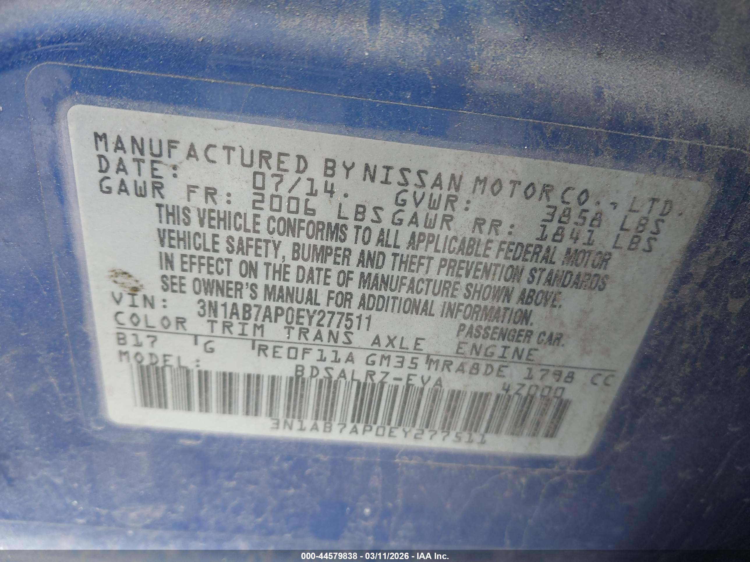 NISSAN SENTRA image 9