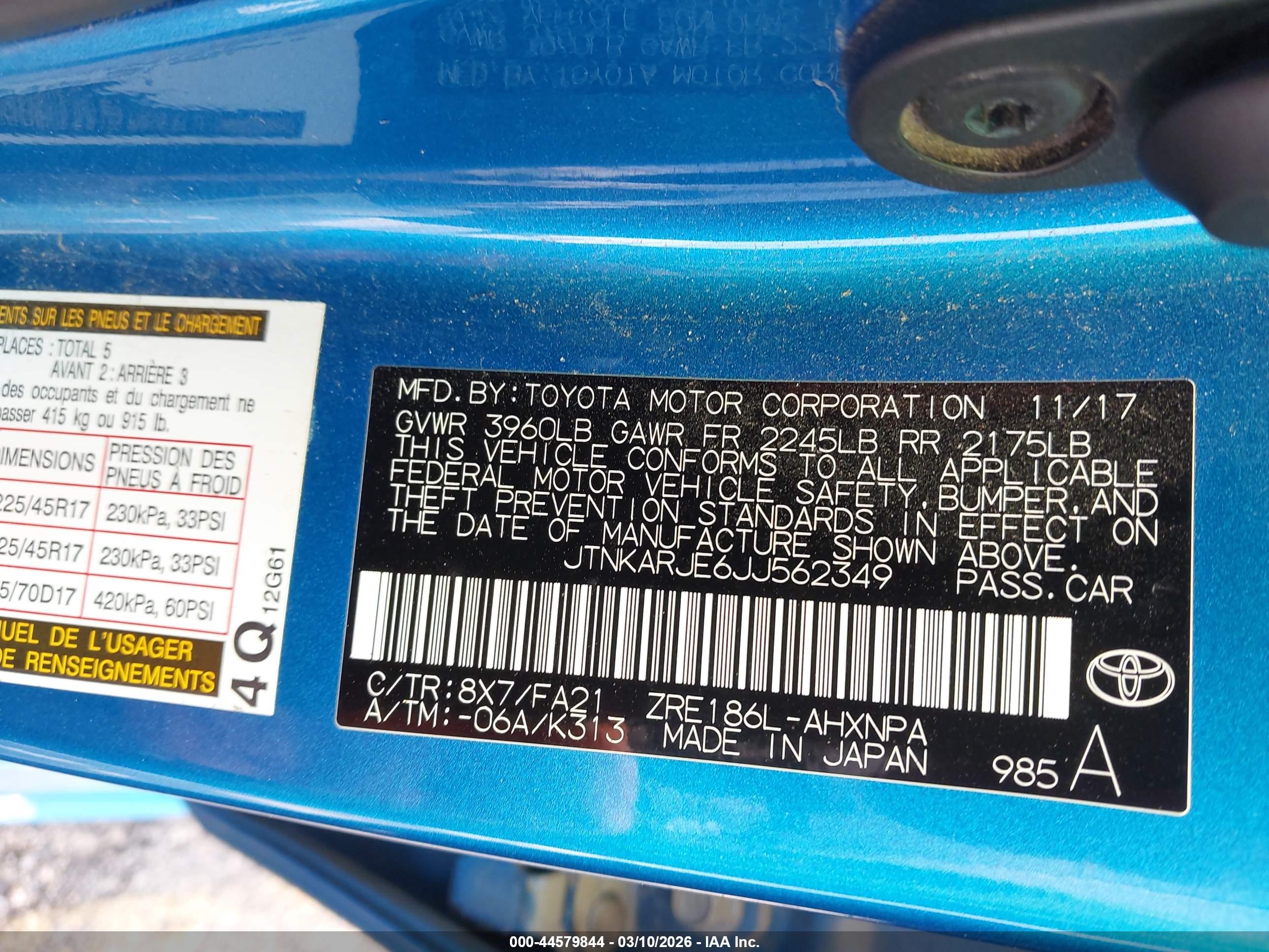 TOYOTA COROLLA image 9